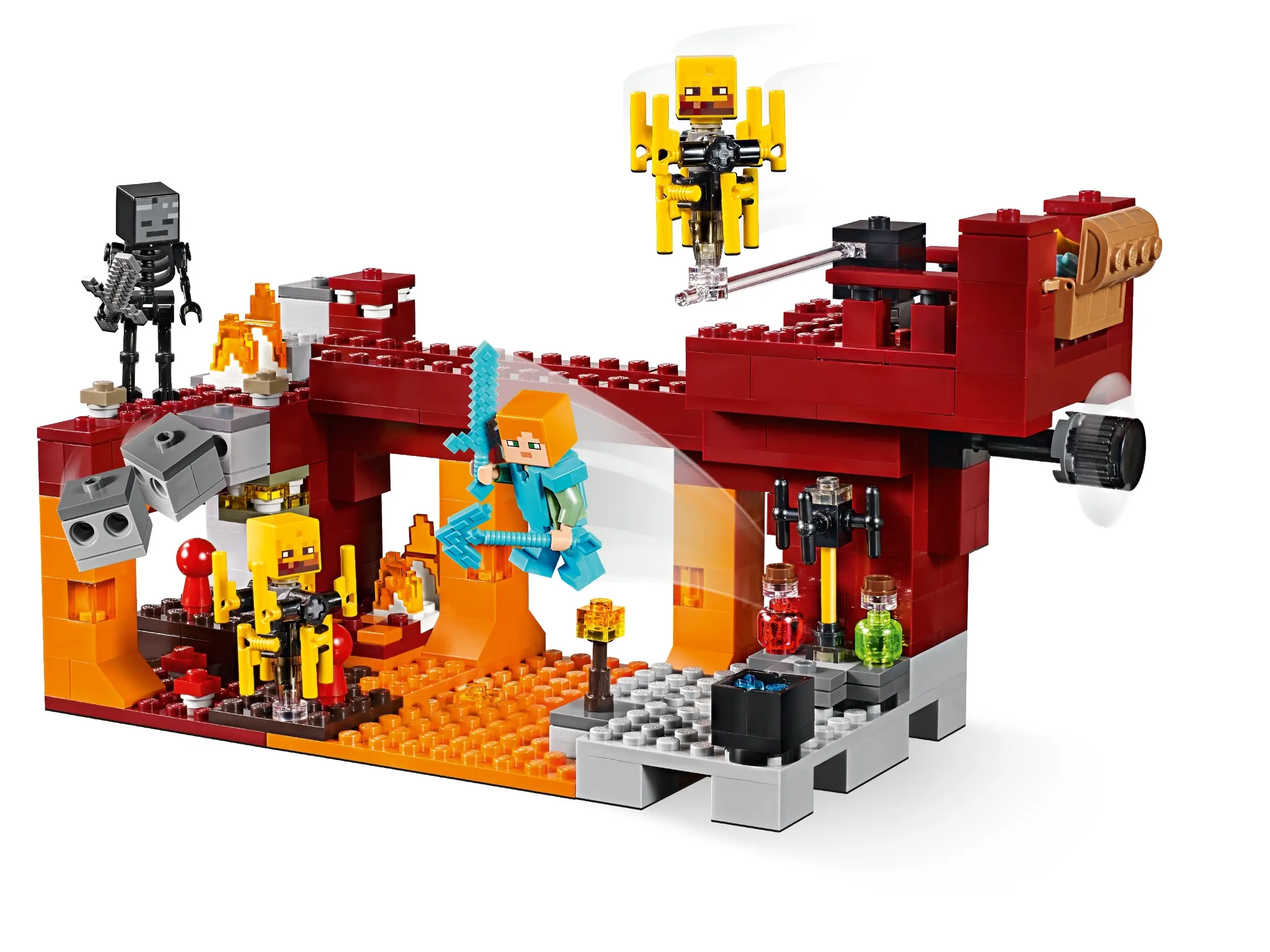 LEGO Minecraft The Blaze Bridge • Set 21154 • SetDB