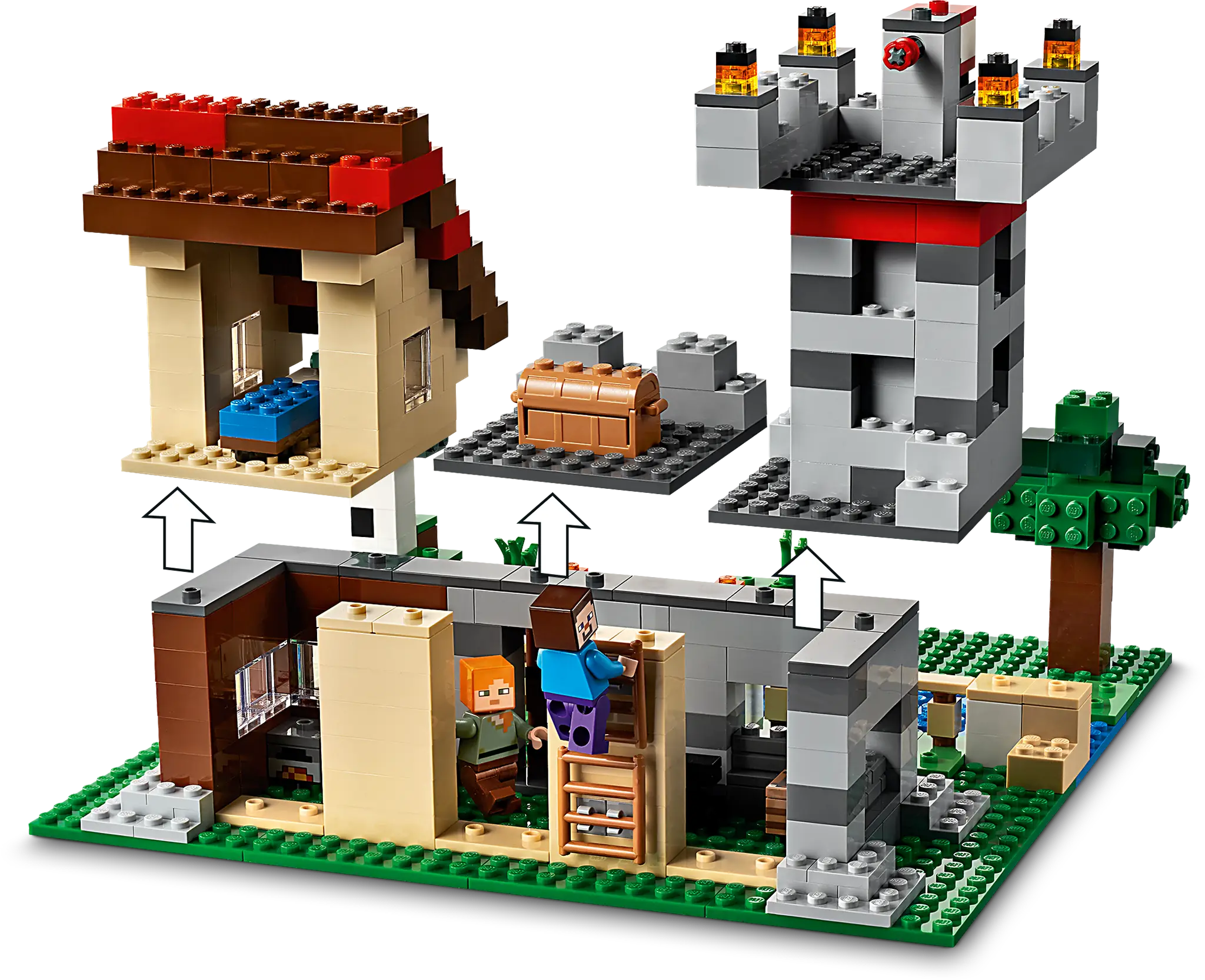 マインクラフト レゴ crafing box LEGO Minecraft Crafting Box - Walmart.com