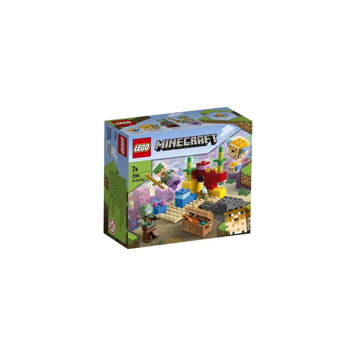 ミライグリッシュ LEGO Minecraft The Coral Reef • Set 21164 • SetDB