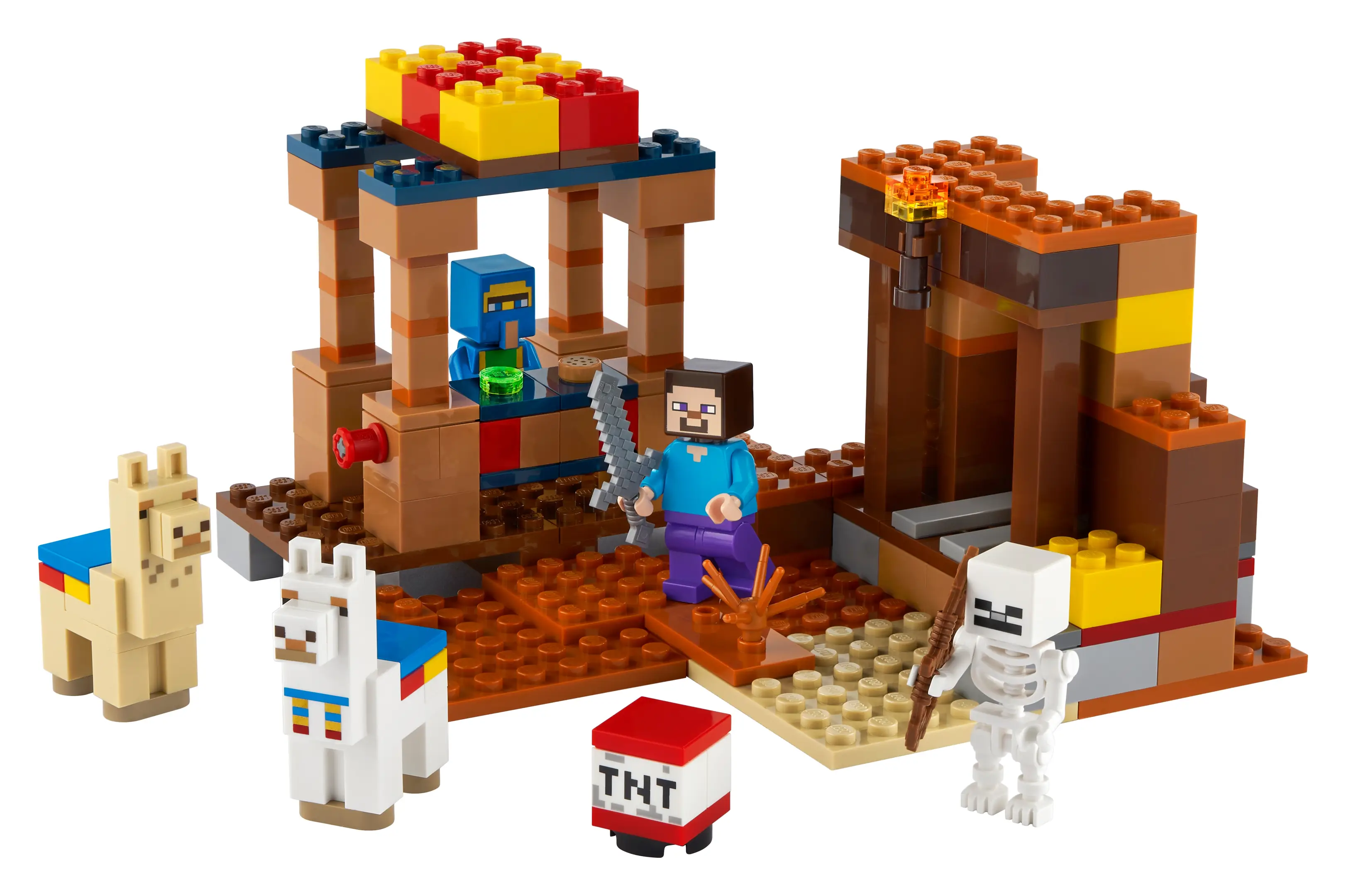 LEGO Minecraft BigFig Creeper and Ocelot (21156) Toy Gift