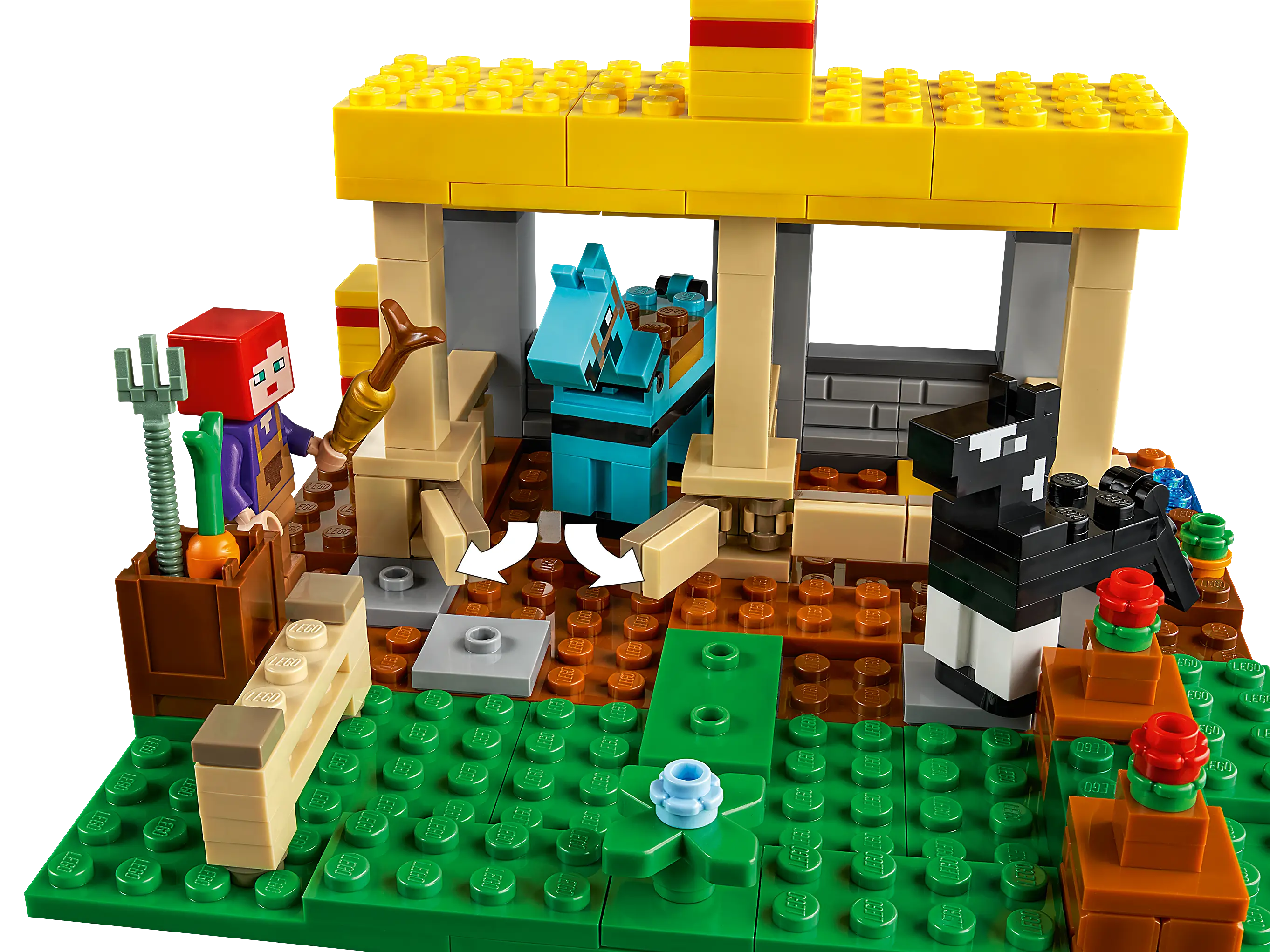 LEGO Minecraft The Horse Stable • Set 21171 • SetDB