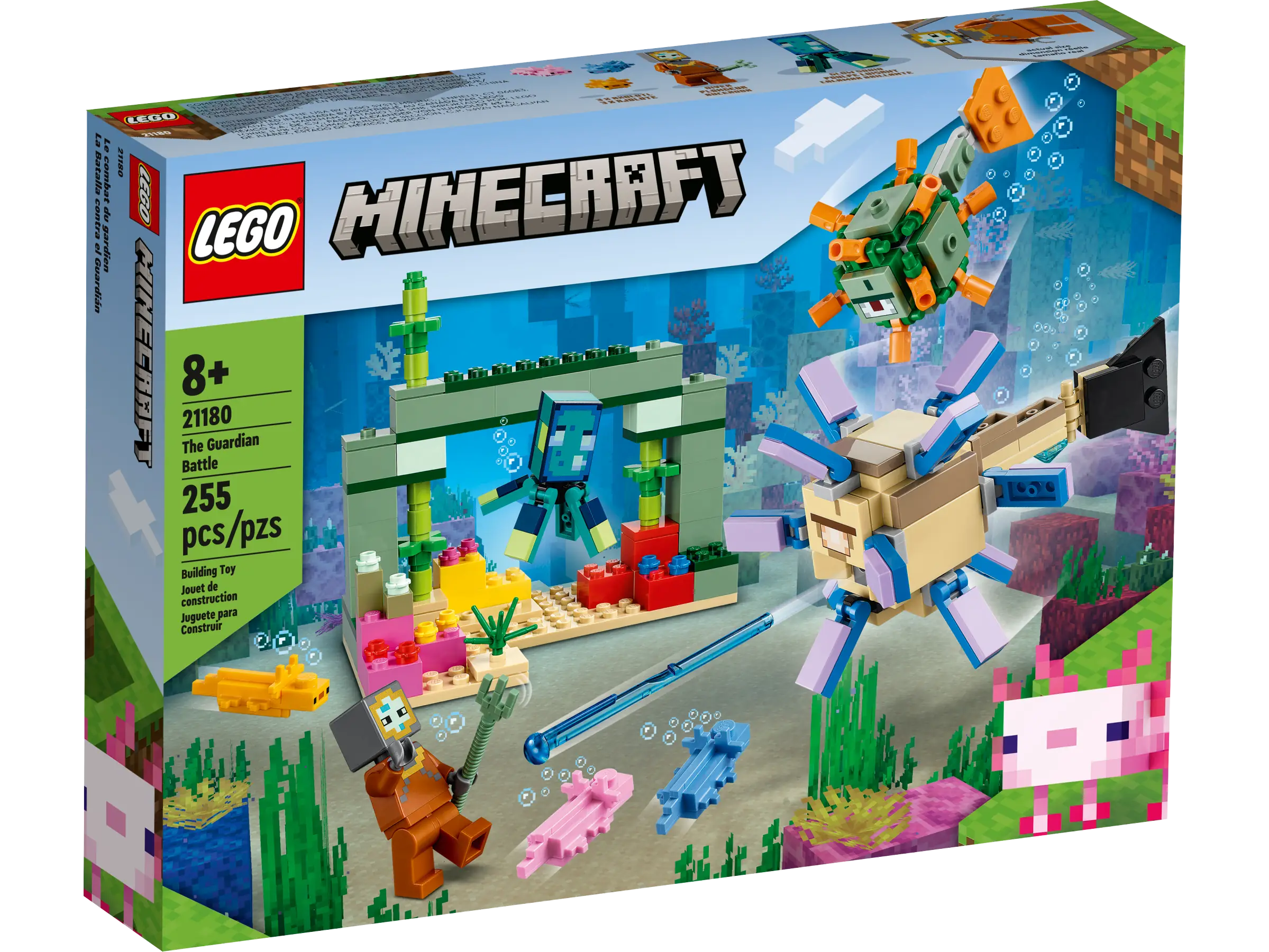 LEGO Minecraft The Guardian Battle • Set 21180 • SetDB
