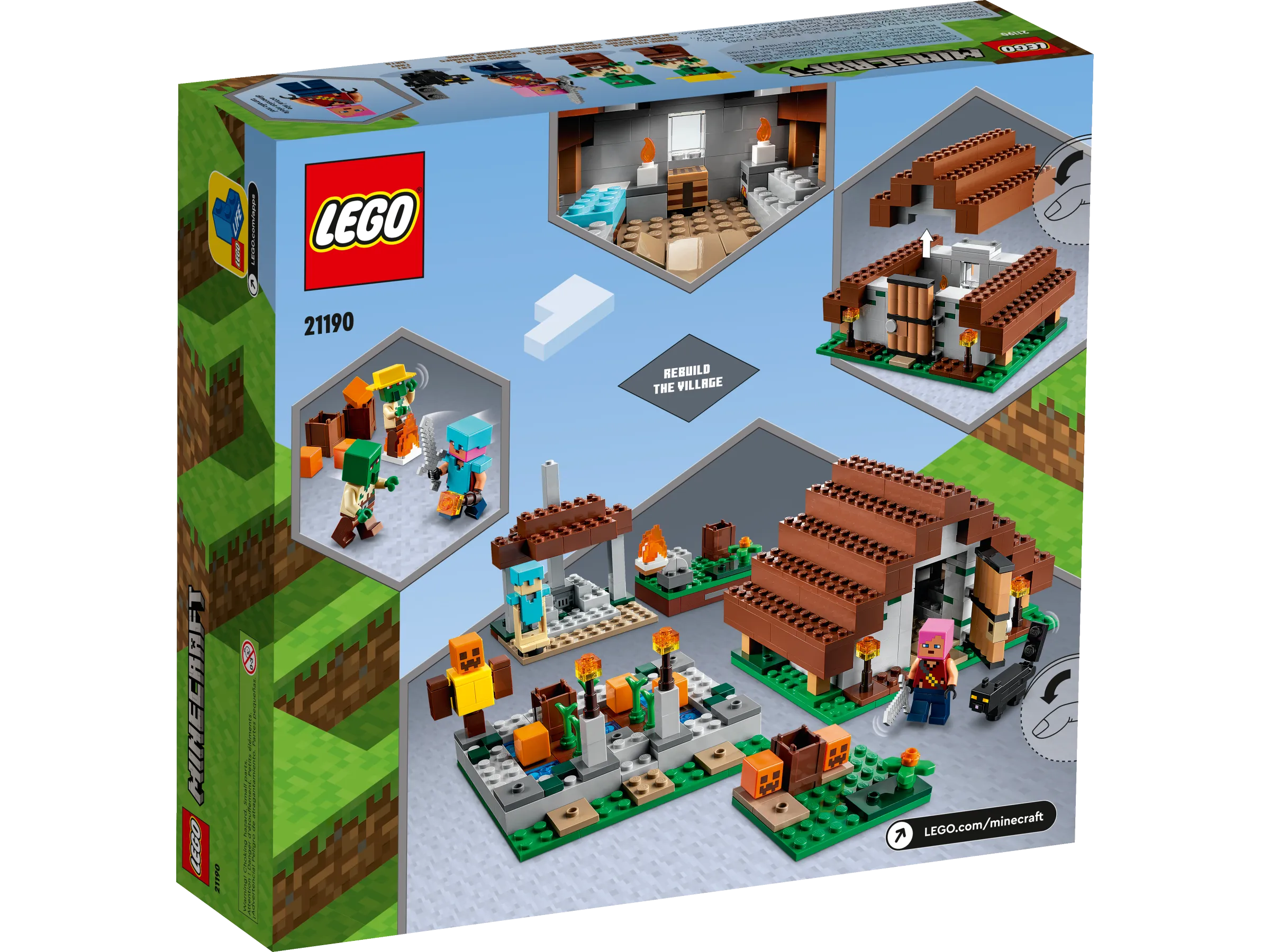 LEGO Minecraft The Abandoned Village • Set 21190 • SetDB