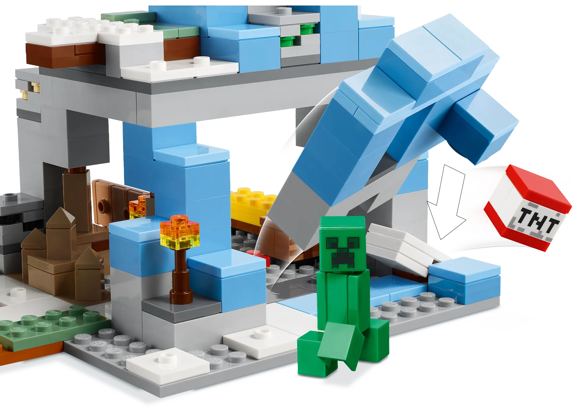 LEGO Minecraft The Frozen Peaks • Set 21243 • SetDB