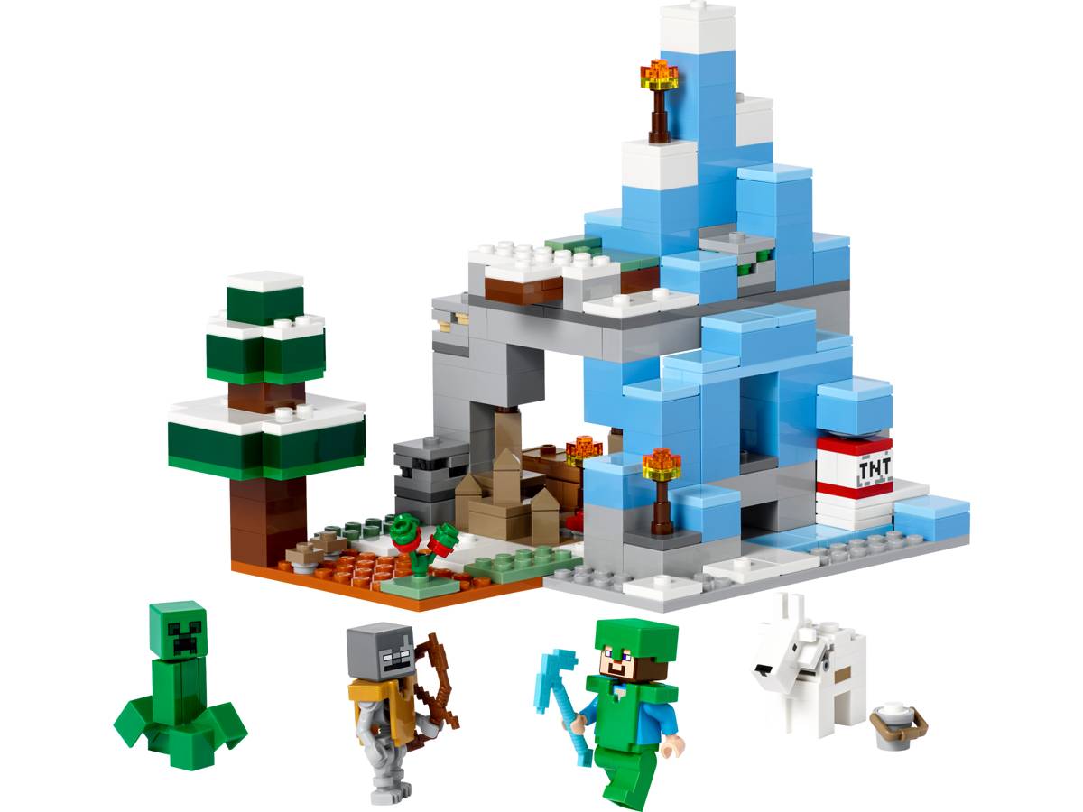 LEGO Minecraft The Frozen Peaks • Set 21243 • SetDB