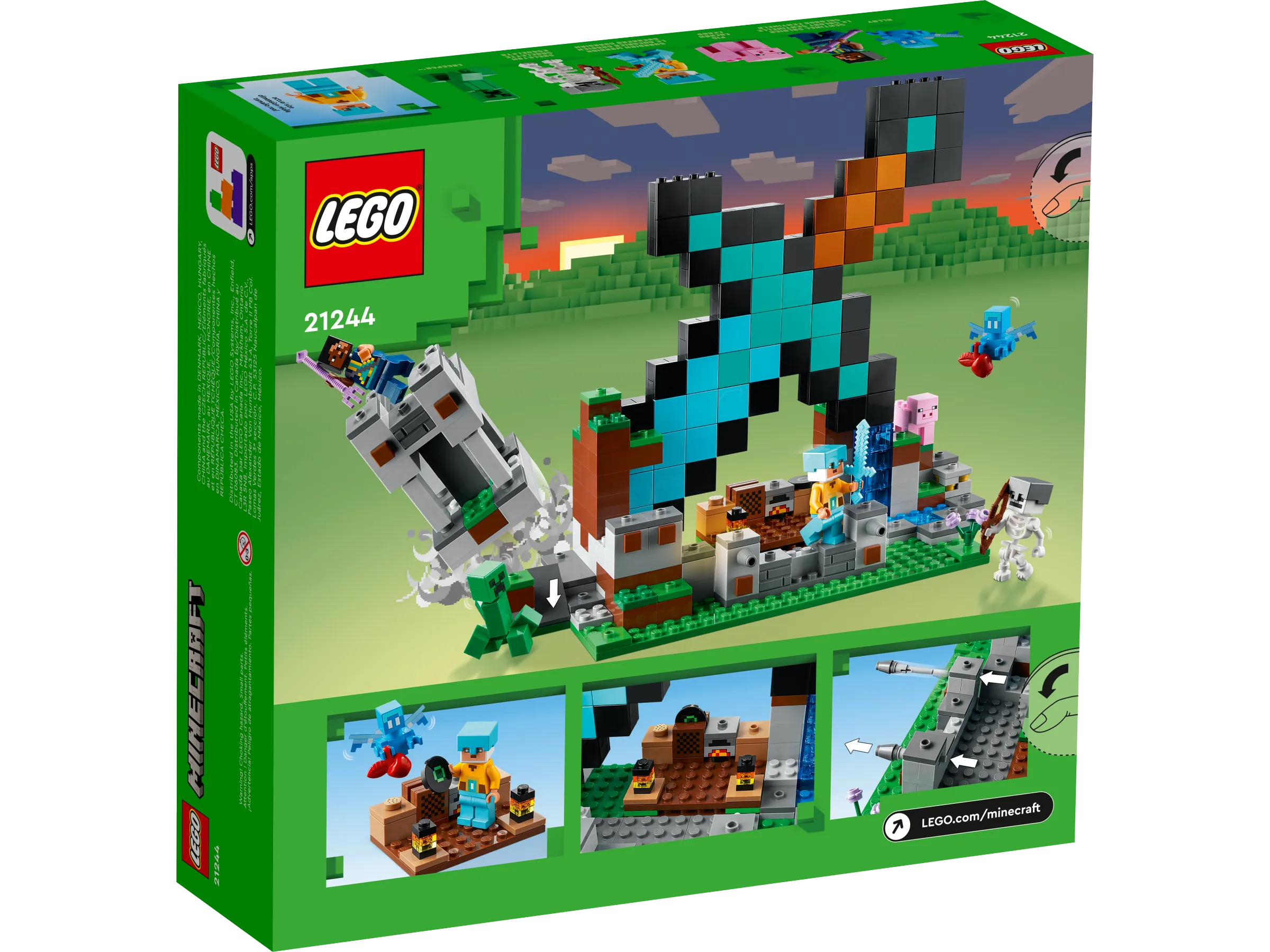 LEGO Minecraft The Sword Outpost • Set 21244 • SetDB