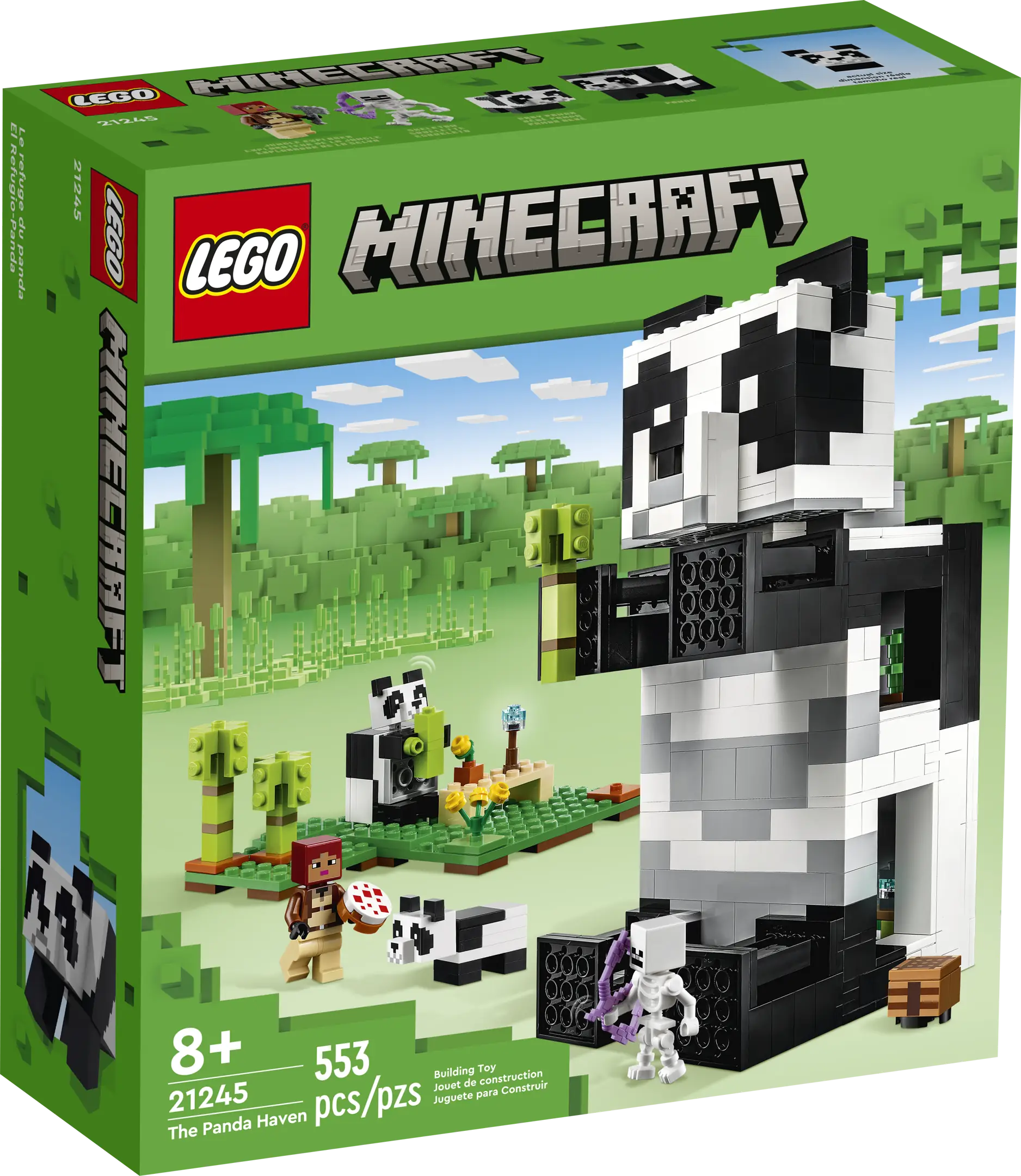 LEGO Minecraft The Panda Haven • Set 21245 • SetDB