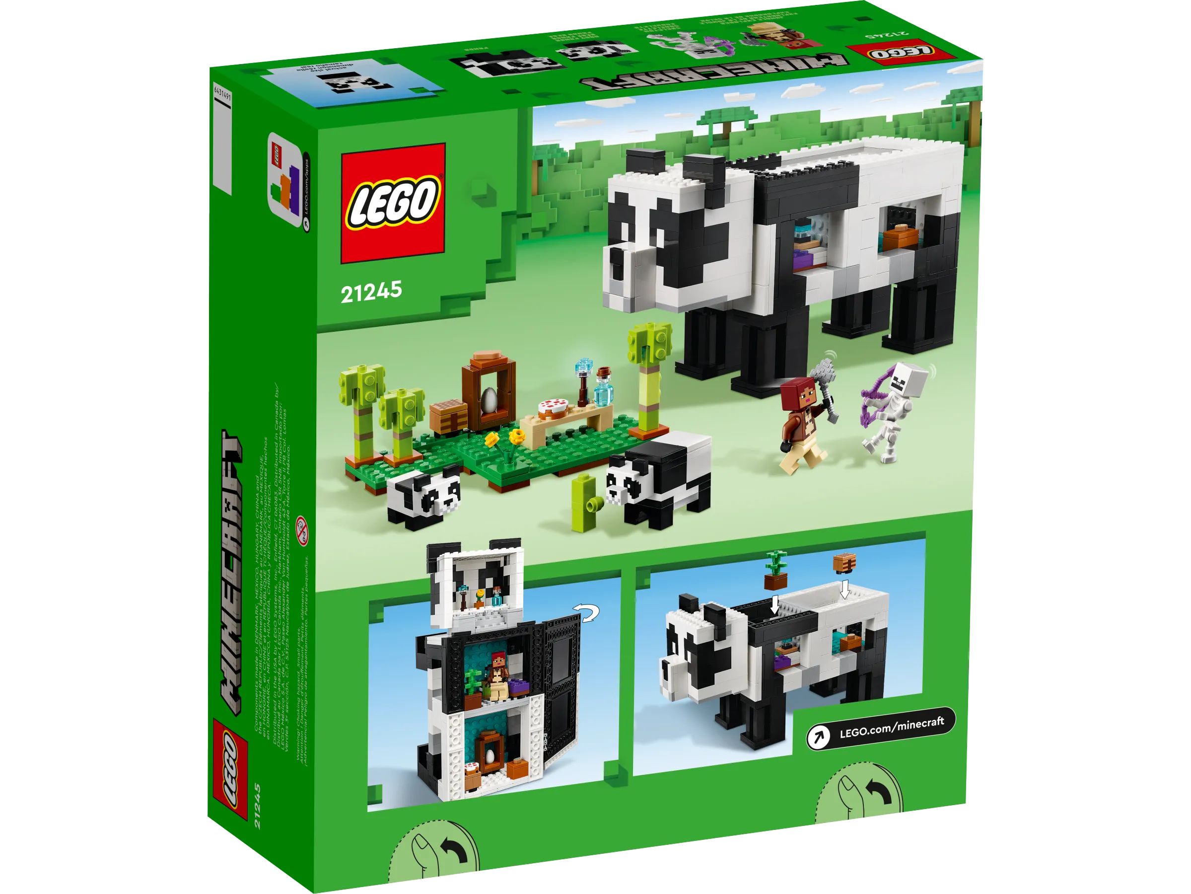 LEGO Minecraft The Panda Haven • Set 21245 • SetDB