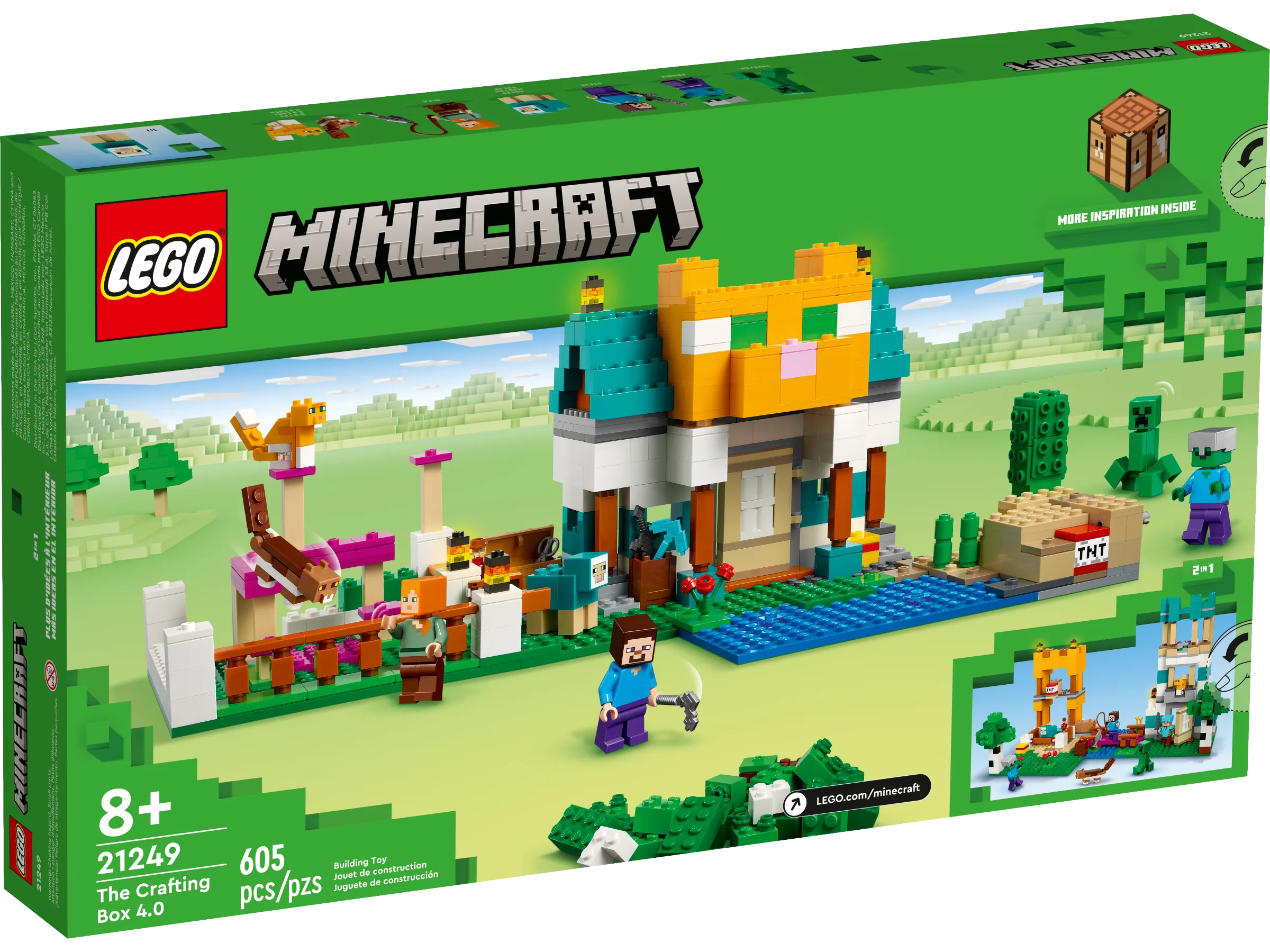 LEGO Minecraft The Crafting Box 4.0 • Set 21249 • SetDB