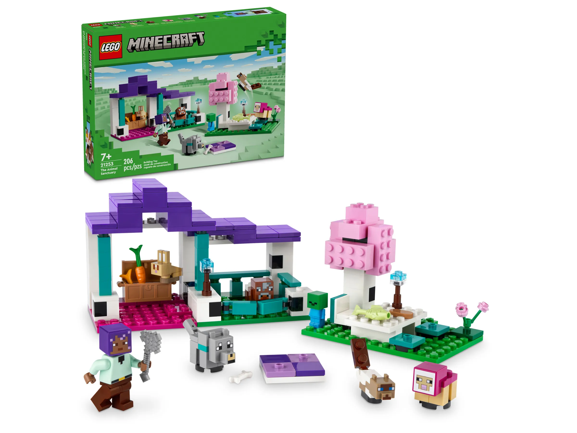 LEGO Minecraft The Animal Sanctuary • Set 21253 • SetDB