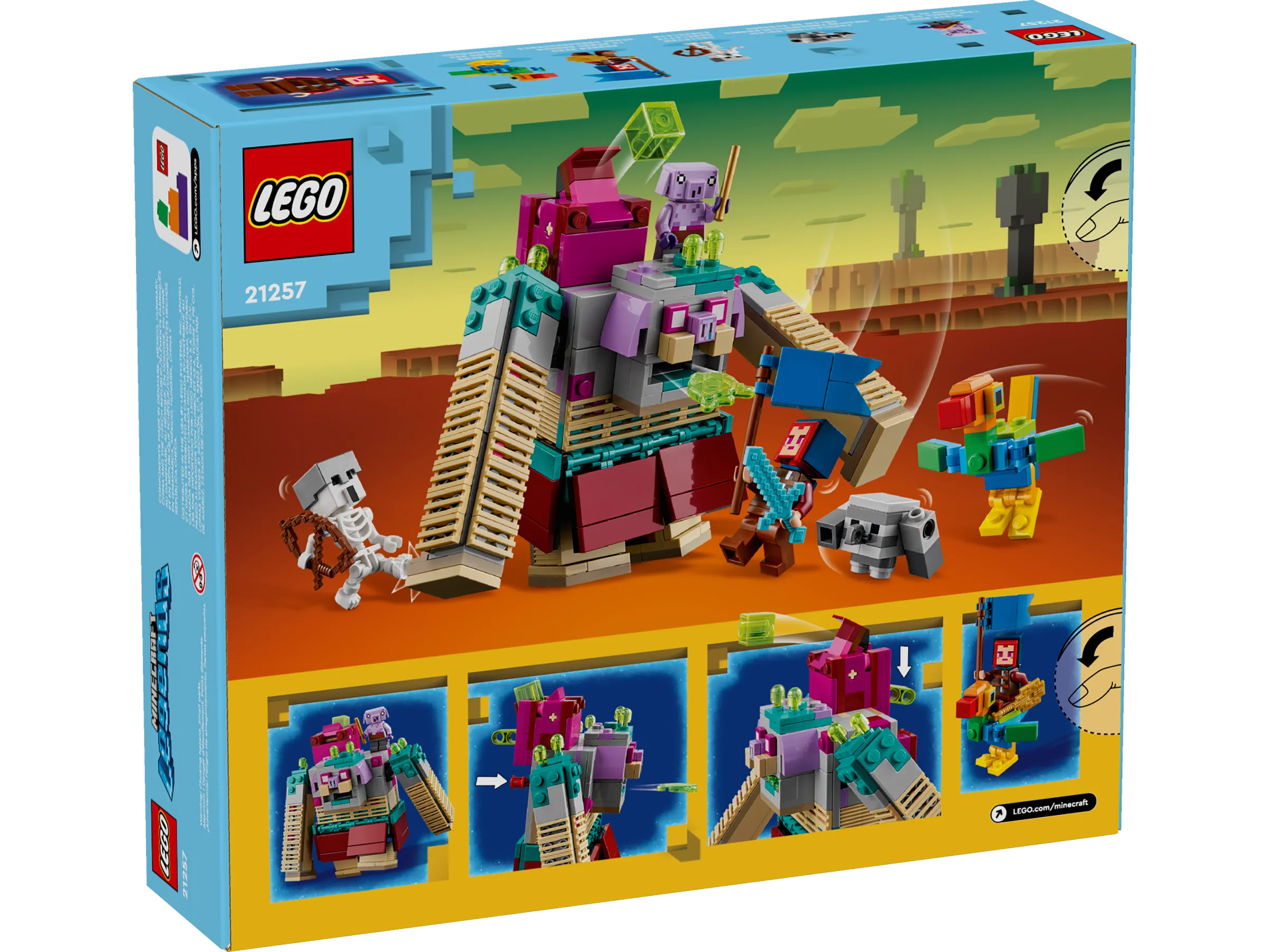 LEGO Minecraft The Devourer Showdown • Set 21257 • SetDB