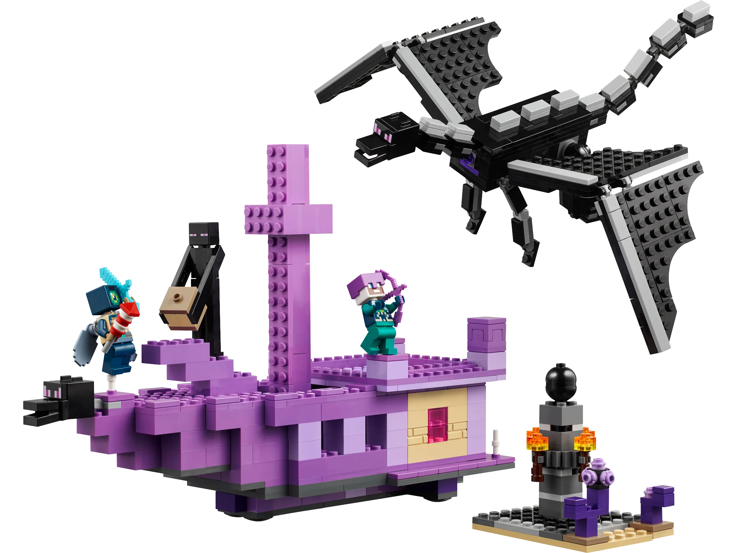 LEGO Minecraft The Ender Dragon and End Ship • Set 21264