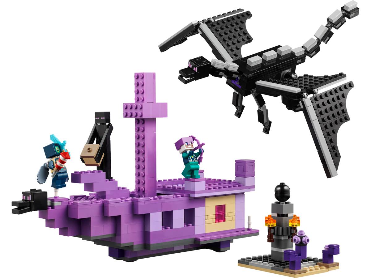 LEGO Minecraft The Ender Dragon and End Ship • Set 21264
