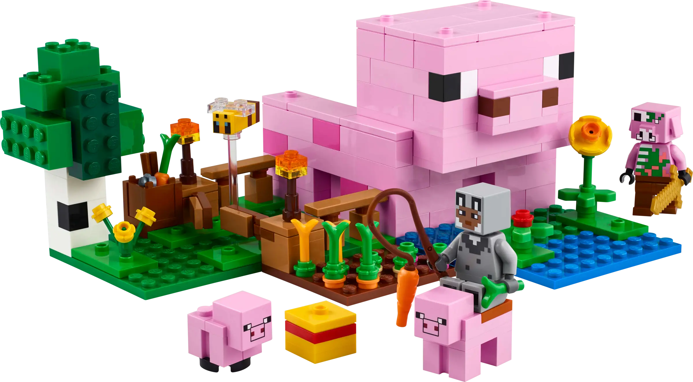 LEGO Minecraft The Baby Pig House • Set 21268 • SetDB