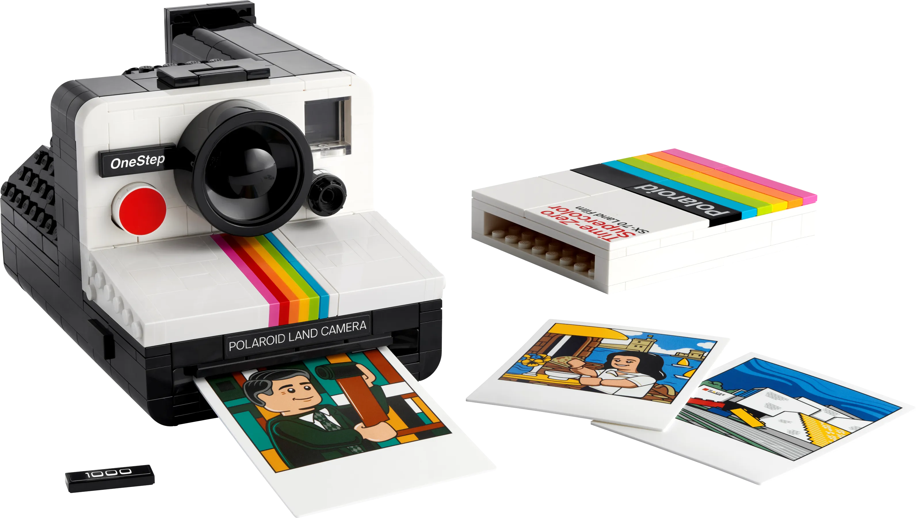 リトグラフ LEGO Ideas Polaroid OneStep SX-70 Camera • Set 21345 • SetDB
