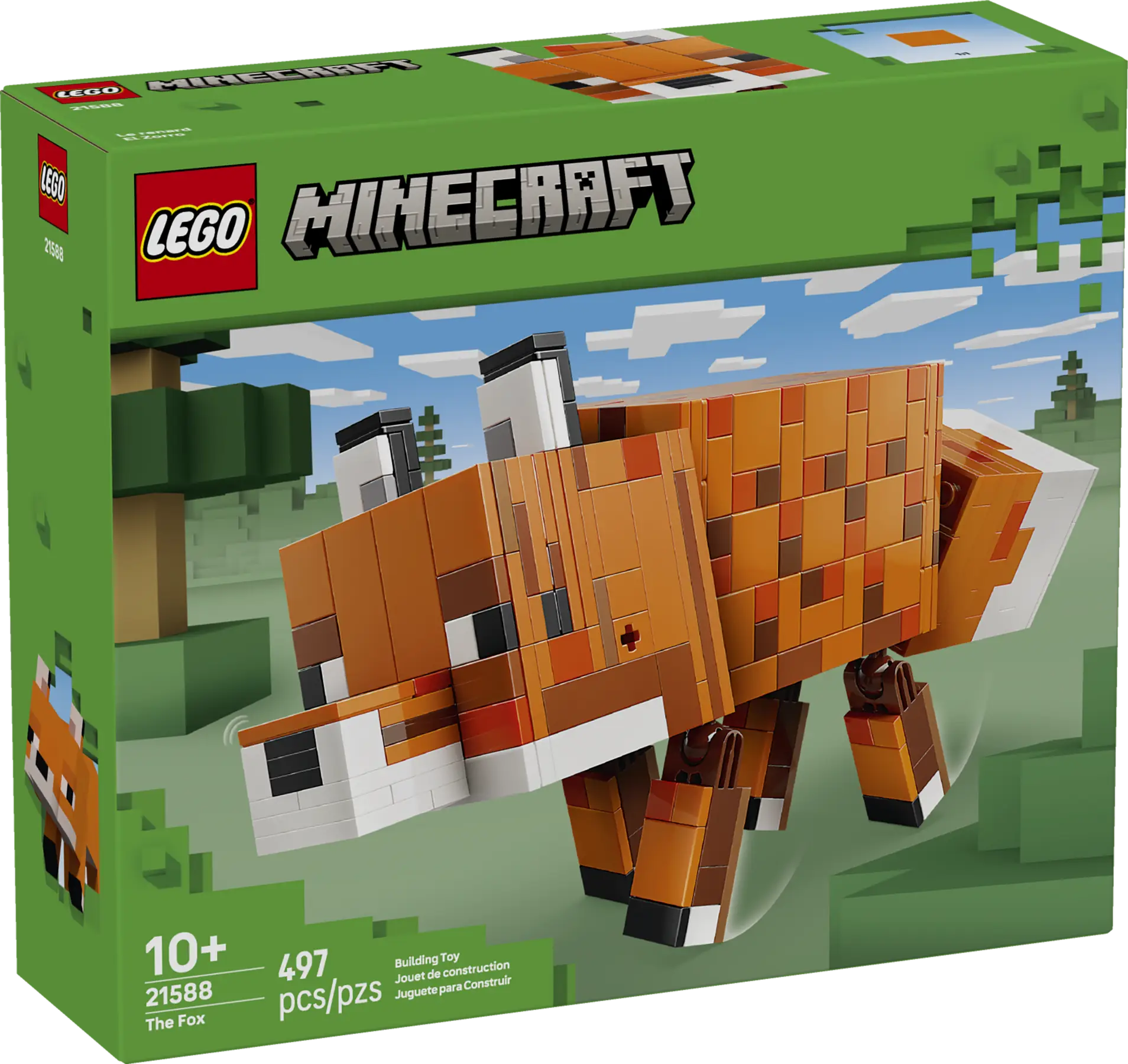 LEGO Minecraft The Fox • Set 21588 • SetDB • Merlins Bricks
