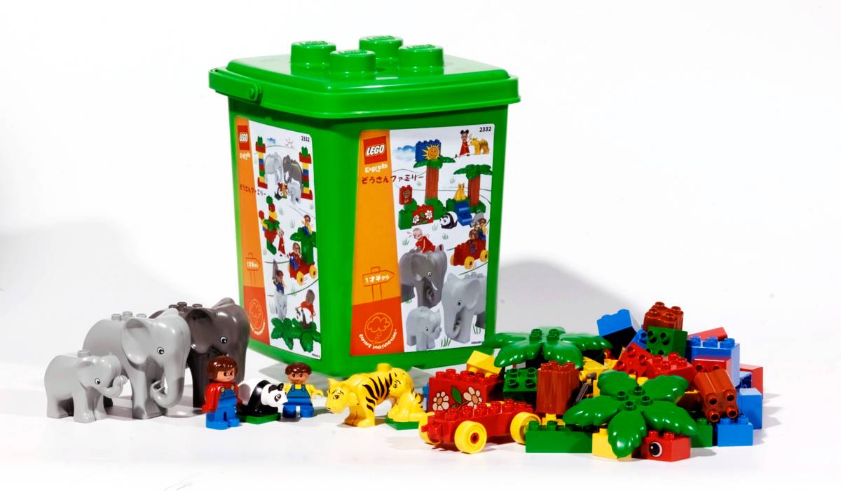 LEGO DUPLO XL Elephant Bucket • BABY BLOCKS • Set 2332