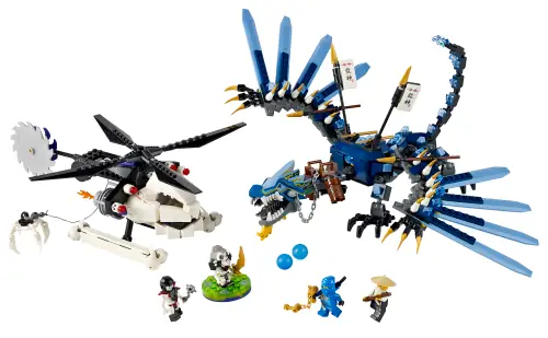 LEGO NINJAGO Lightning Dragon Battle • Set 2521 • SetDB