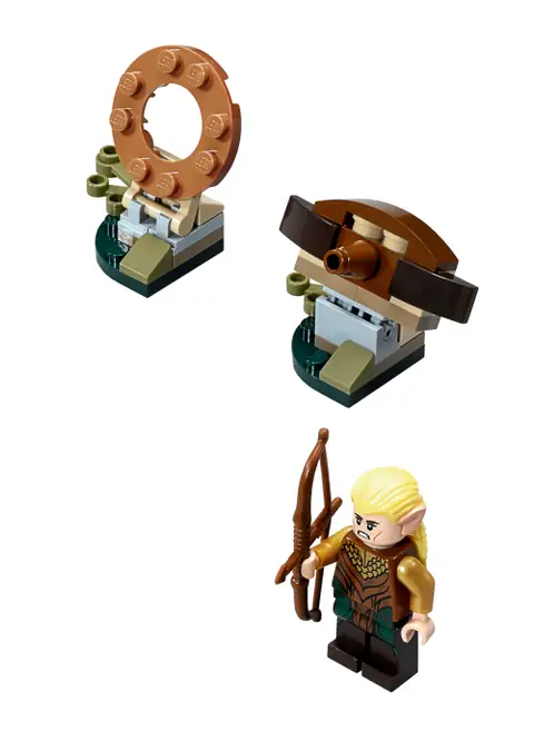 LEGO The Lord of the Rings Legolas Reddish Brown and Gold Robe