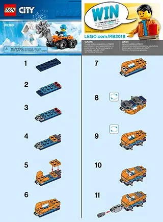 LEGO City Arctic Ice Saw • Set 30360 • SetDB