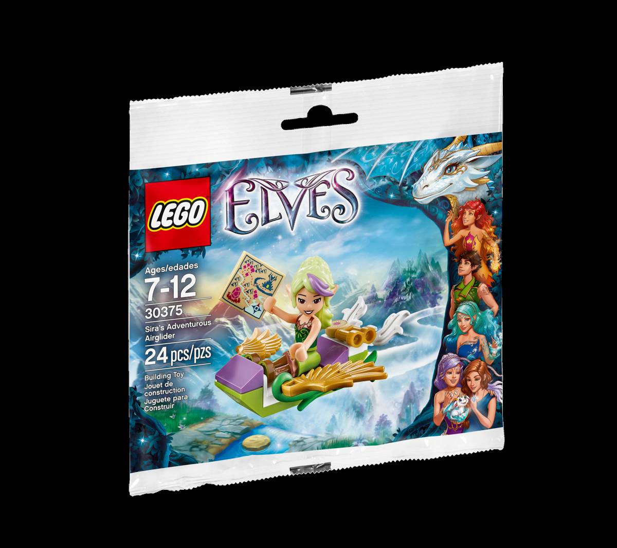 LEGO Elves Sira's Adventurous Airglider • Set 30375