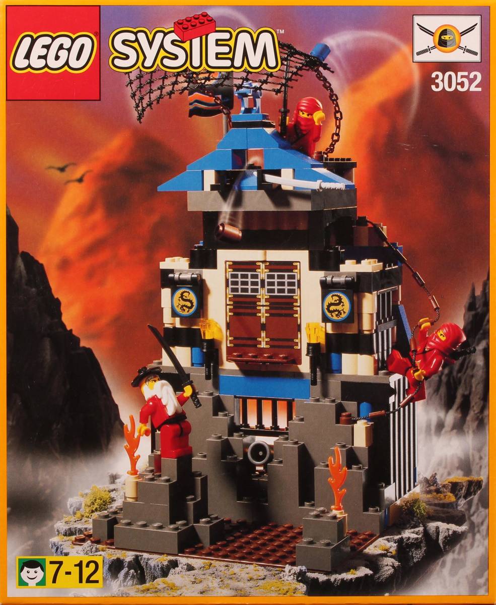 LEGO Castle Ninja's Fire Fortress • Set 3052 • SetDB