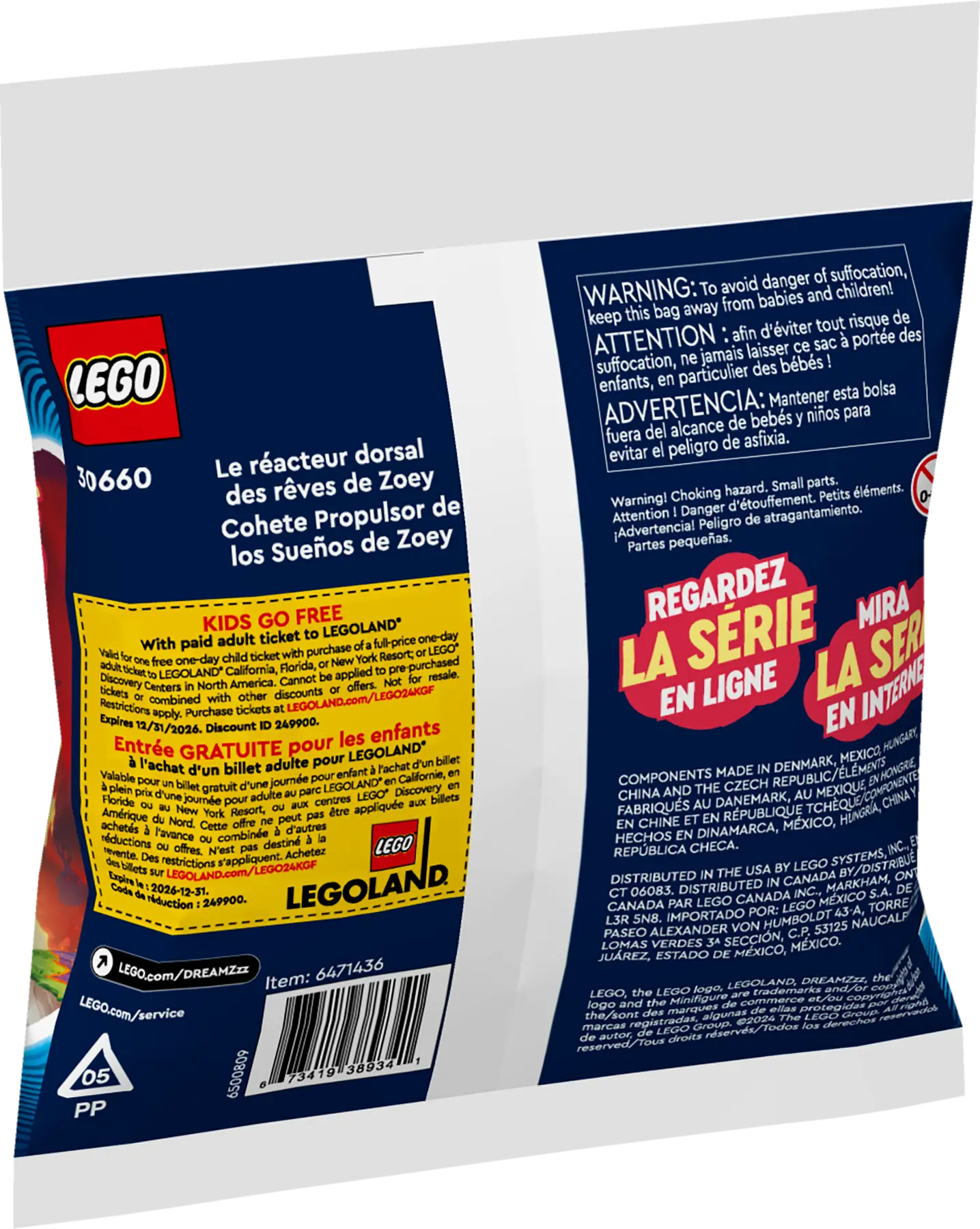 LEGO DREAMZzz Z-Blob and Bunchu Spider Escape & Zoey's Dream Jet