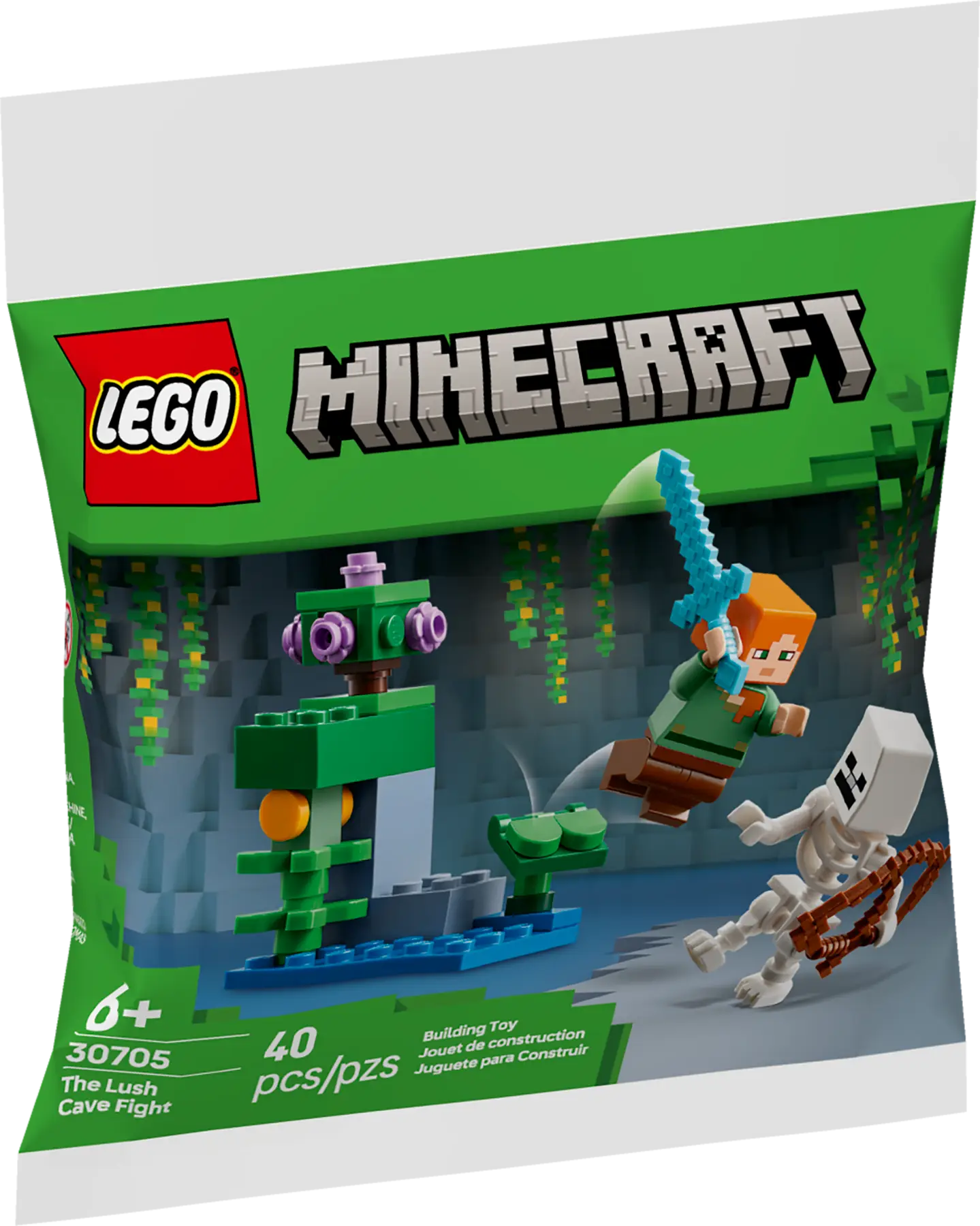 LEGO Minecraft The Lush Cave Fight • Set 30705 • SetDB