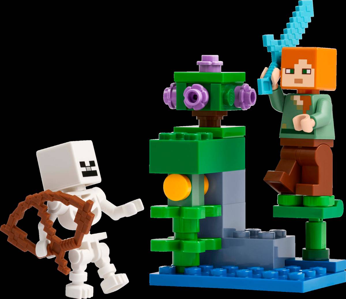 LEGO Minecraft The Lush Cave Fight • Set 30705 • SetDB