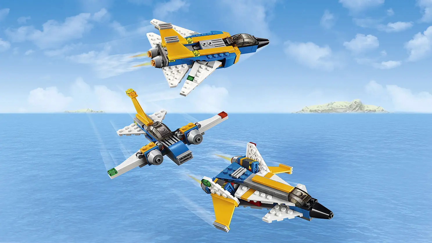 航空機プラモデルセット LEGO Creator Super Soarer • Set 31042 • SetDB