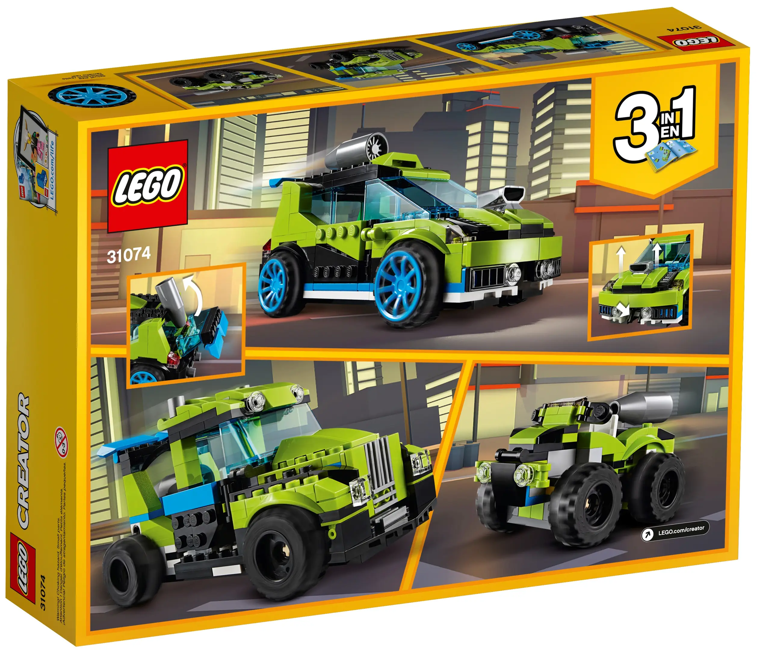 LEGO Creator Rocket Rally Car Set 31074 SetDB