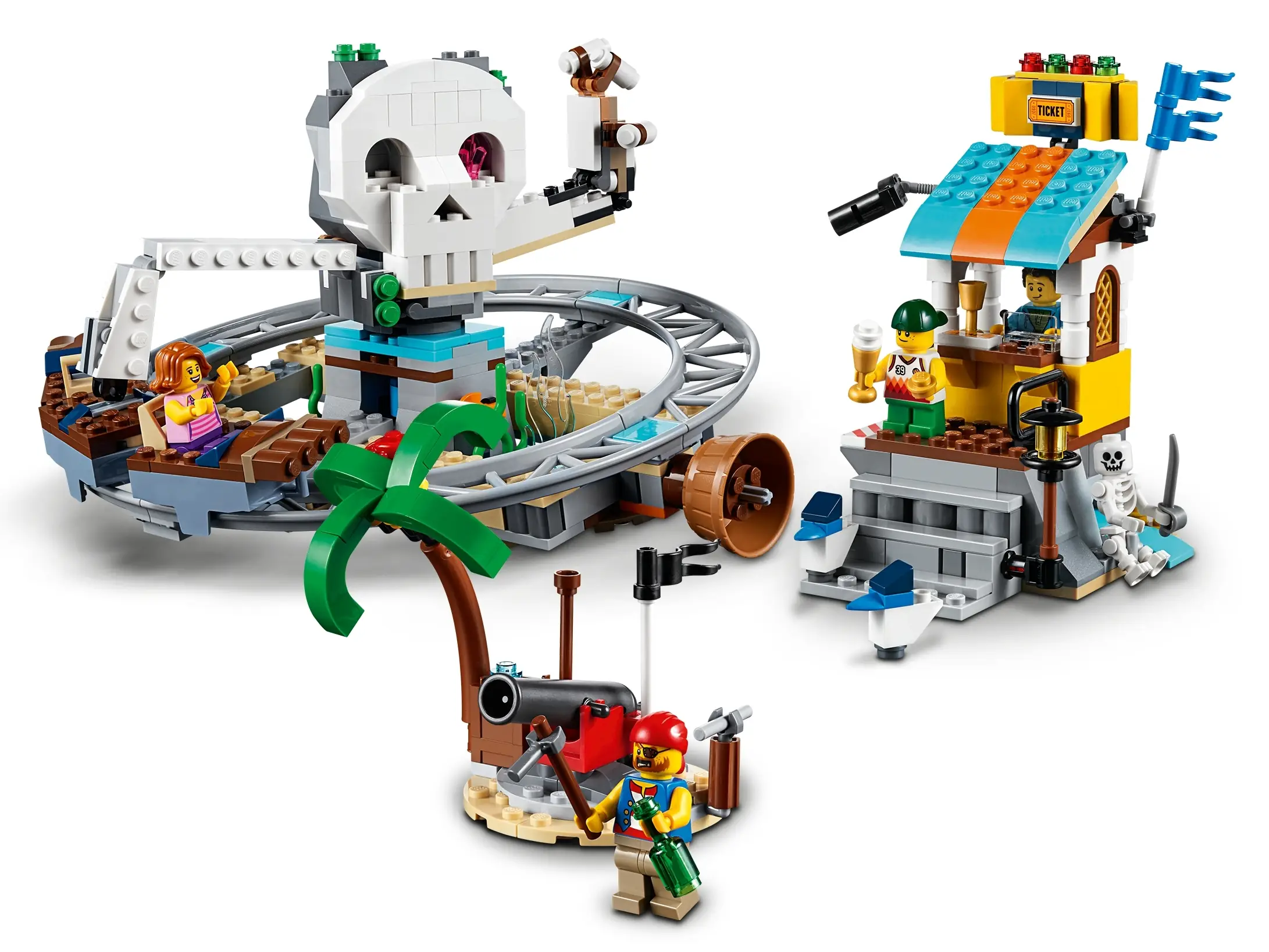 Lego roller coaster pirate hotsell