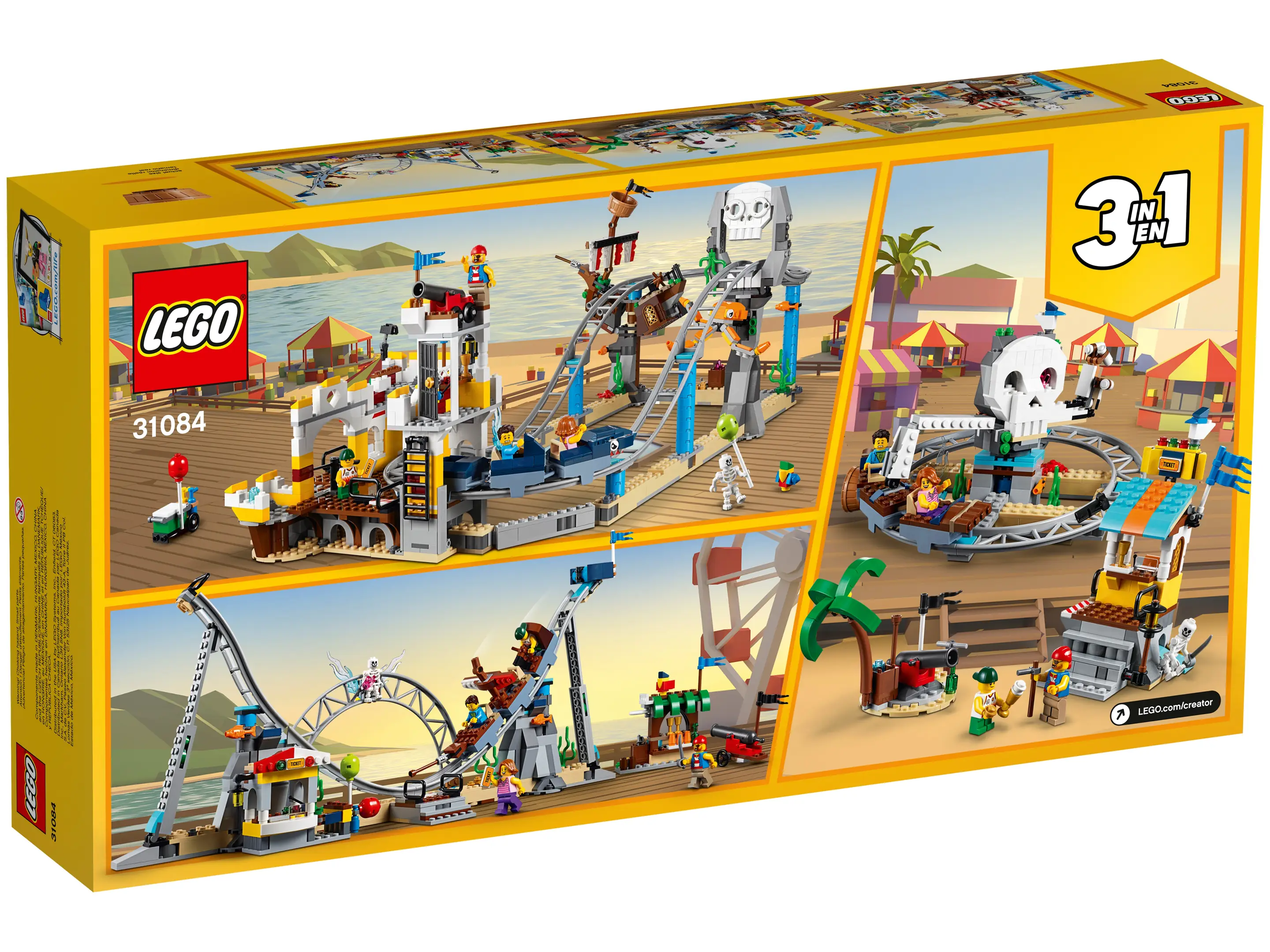 LEGO Creator Pirate Roller Coaster • Set 31084 • SetDB