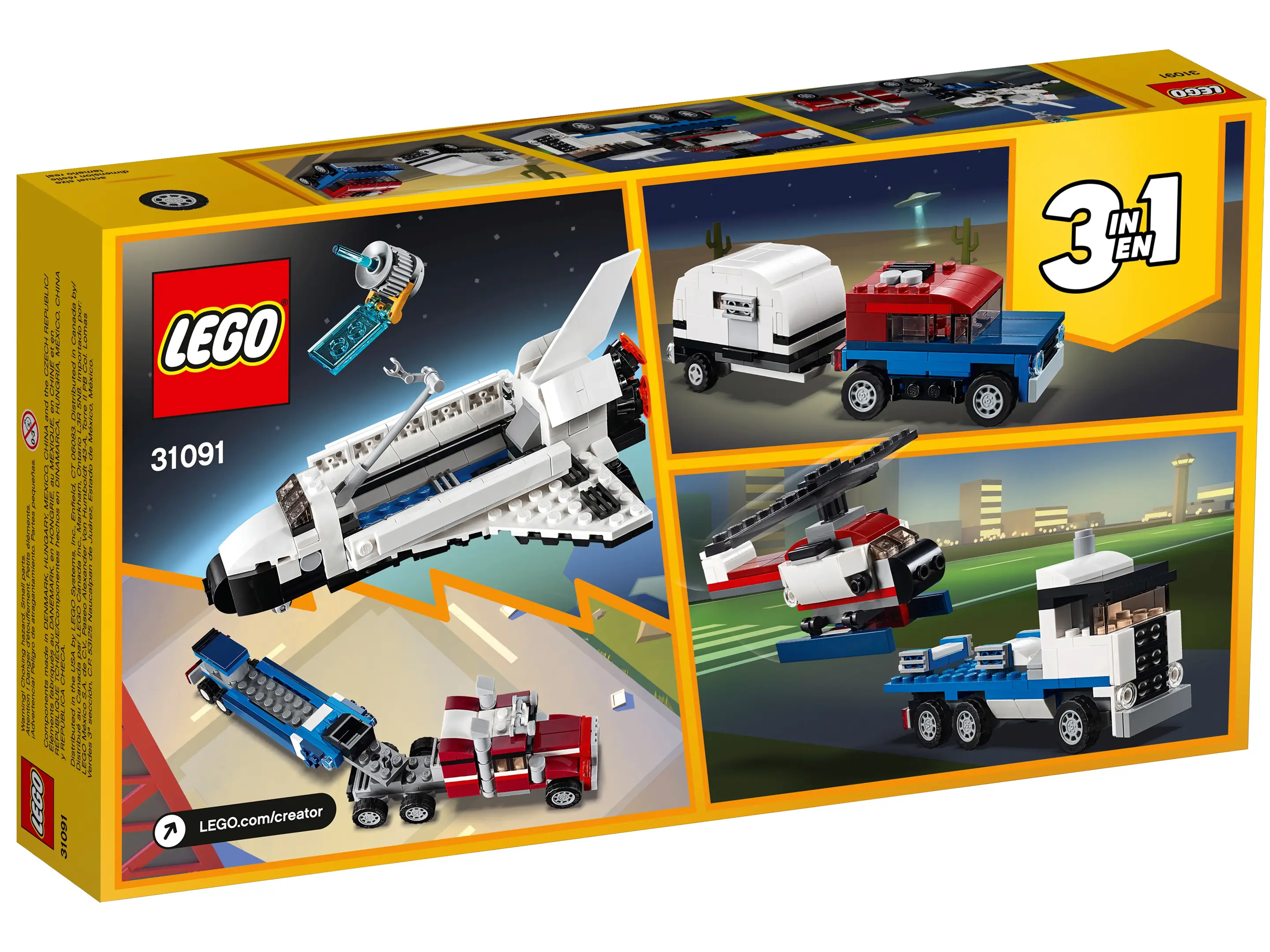 LEGO Creator Shuttle Transporter • Set 31091 • SetDB