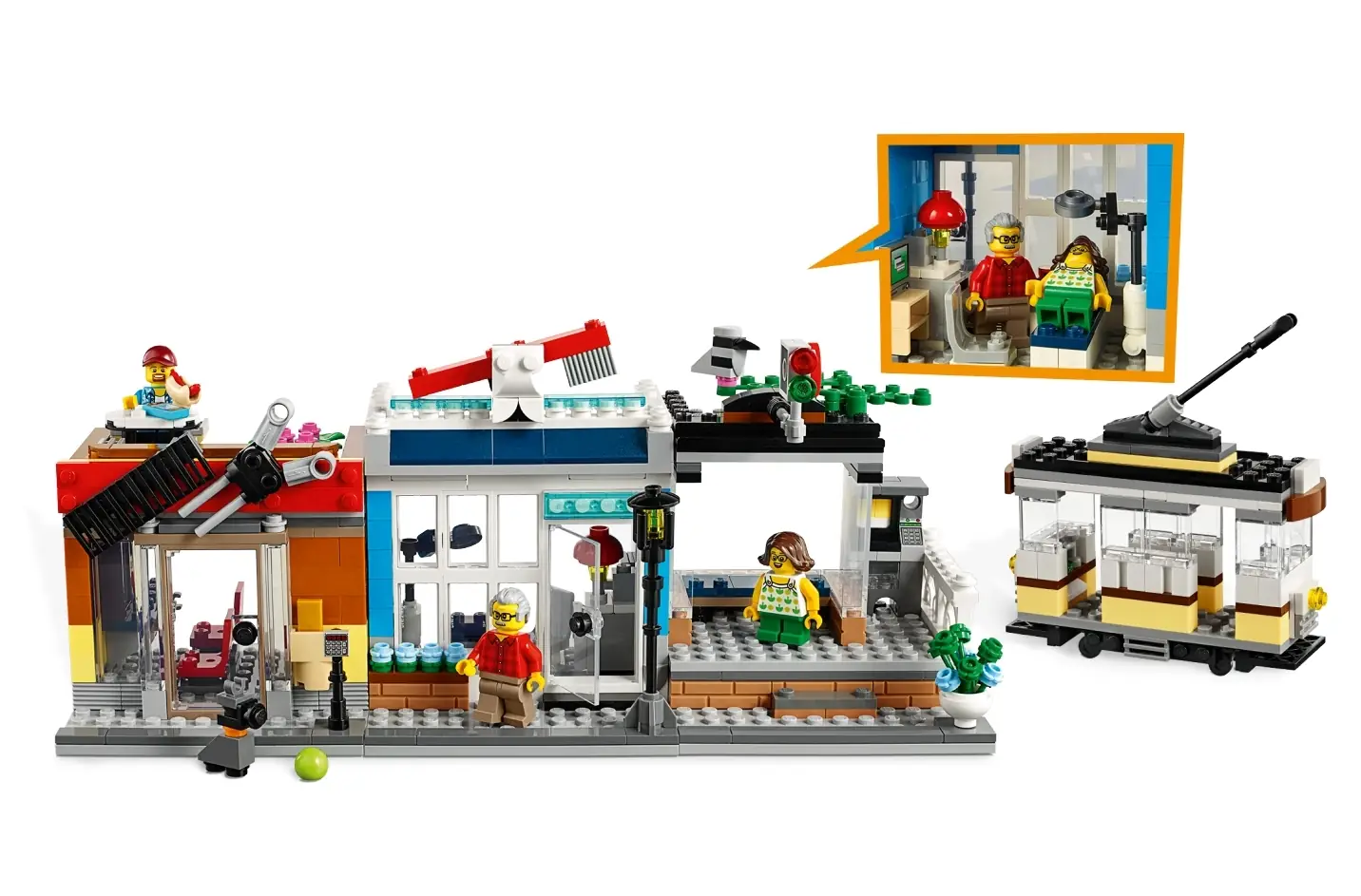 LEGO Creator Townhouse Pet Shop Café • Set 31097