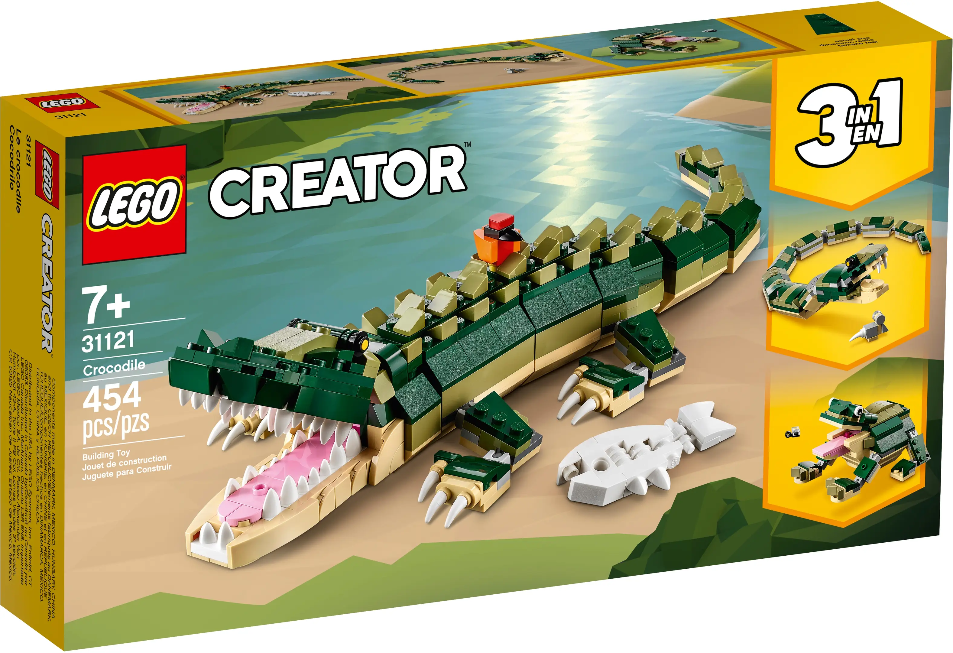 LEGO Creator Crocodile • Set 31121 • SetDB • Merlins Bricks