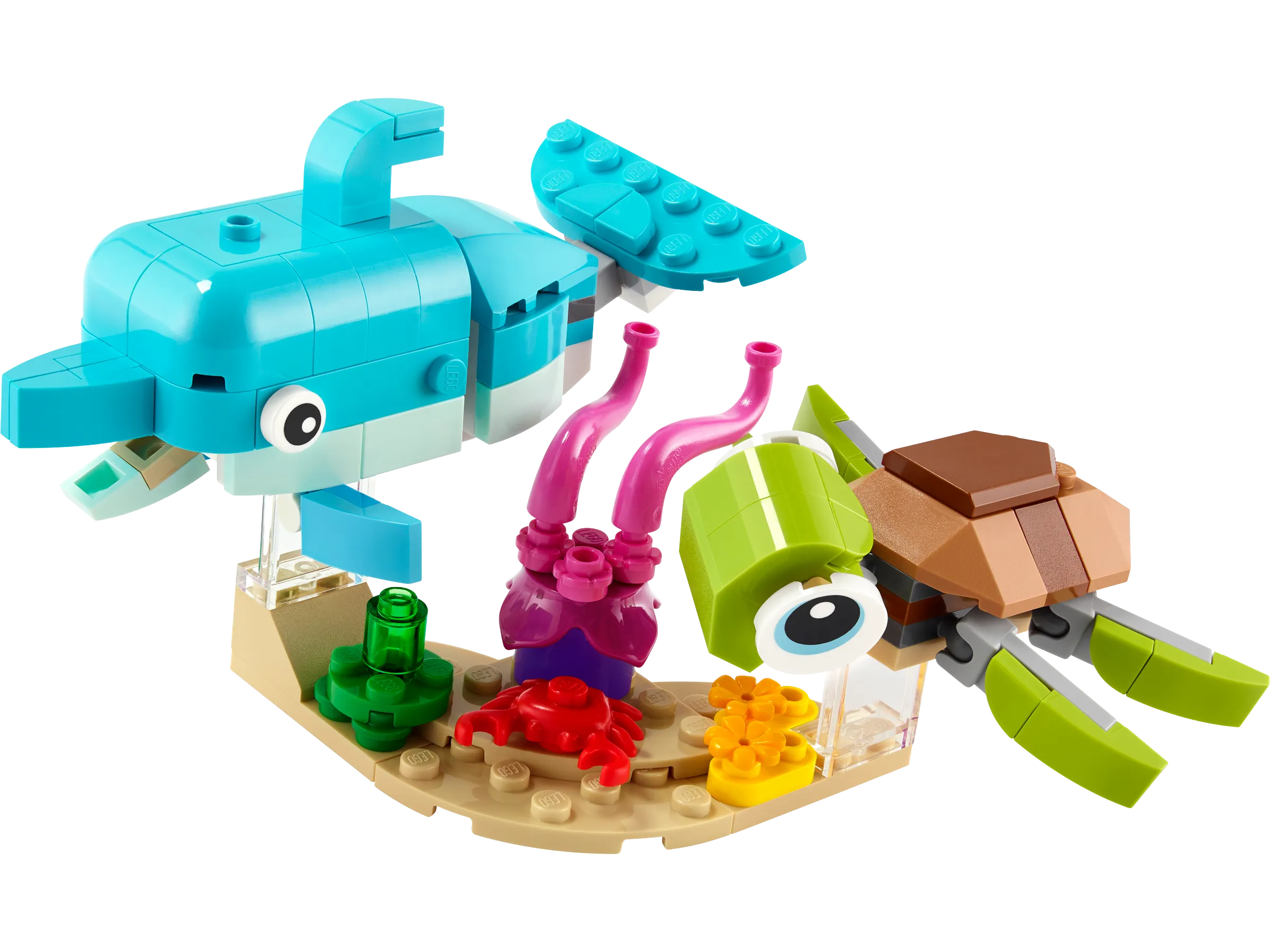 くれよん Lego CREATOR 3 IN 1 LEGO SET #31128 Dolphin & Turtle | eBay