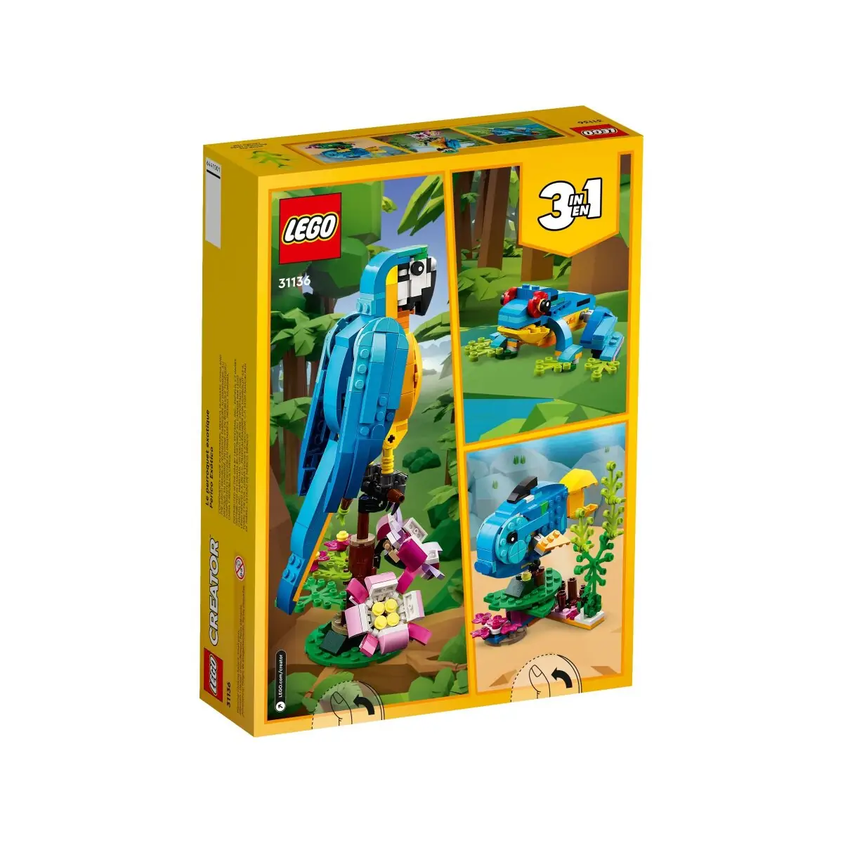LEGO Creator Exotic Parrot • Set 31136 • SetDB