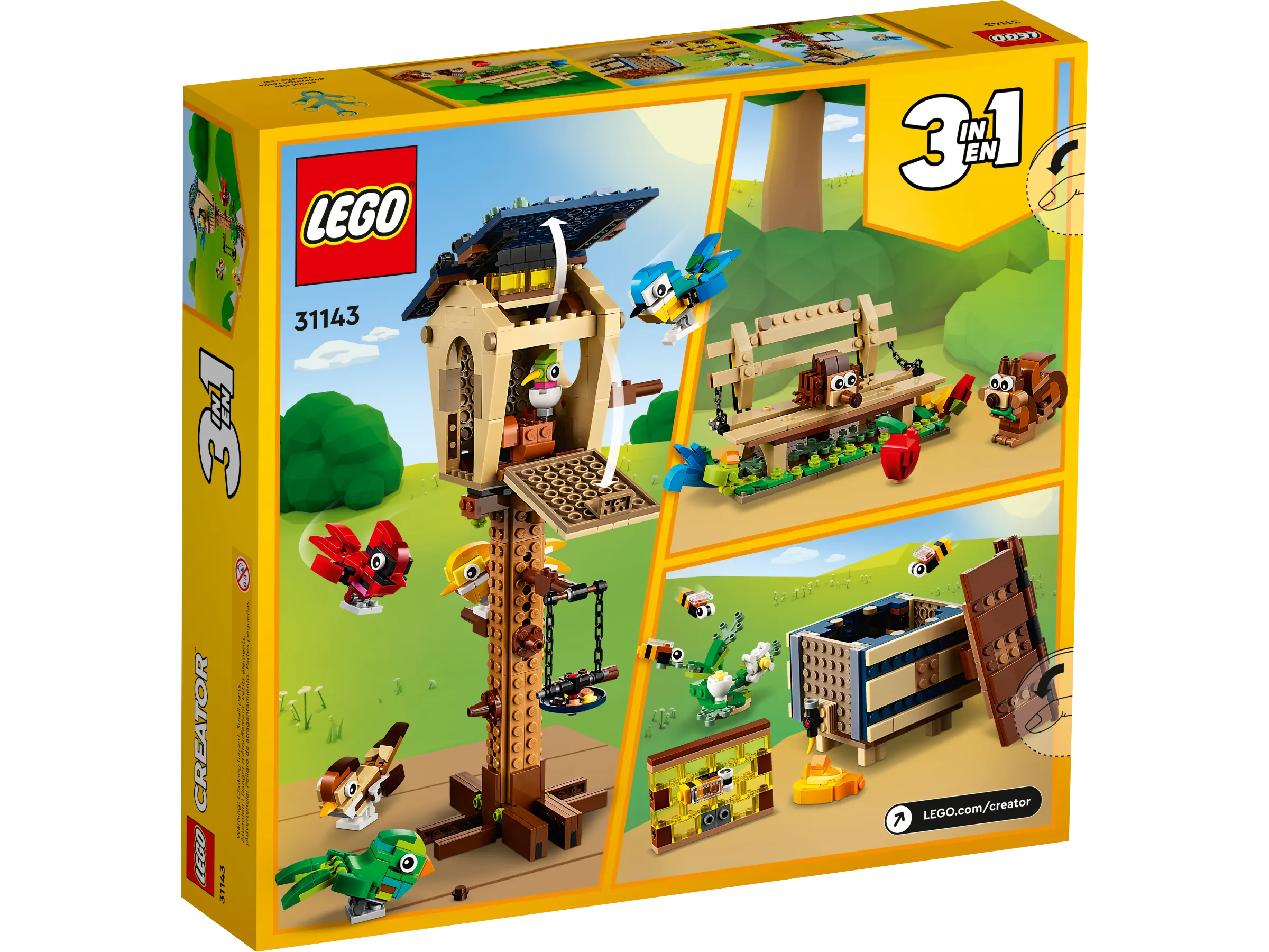 LEGO Creator Birdhouse • Set 31143 • SetDB • Merlins Bricks
