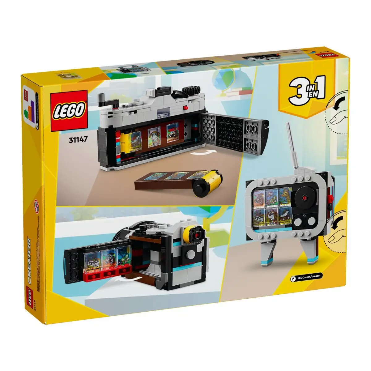 カンカン LEGO Creator Retro Camera • Set 31147 • SetDB