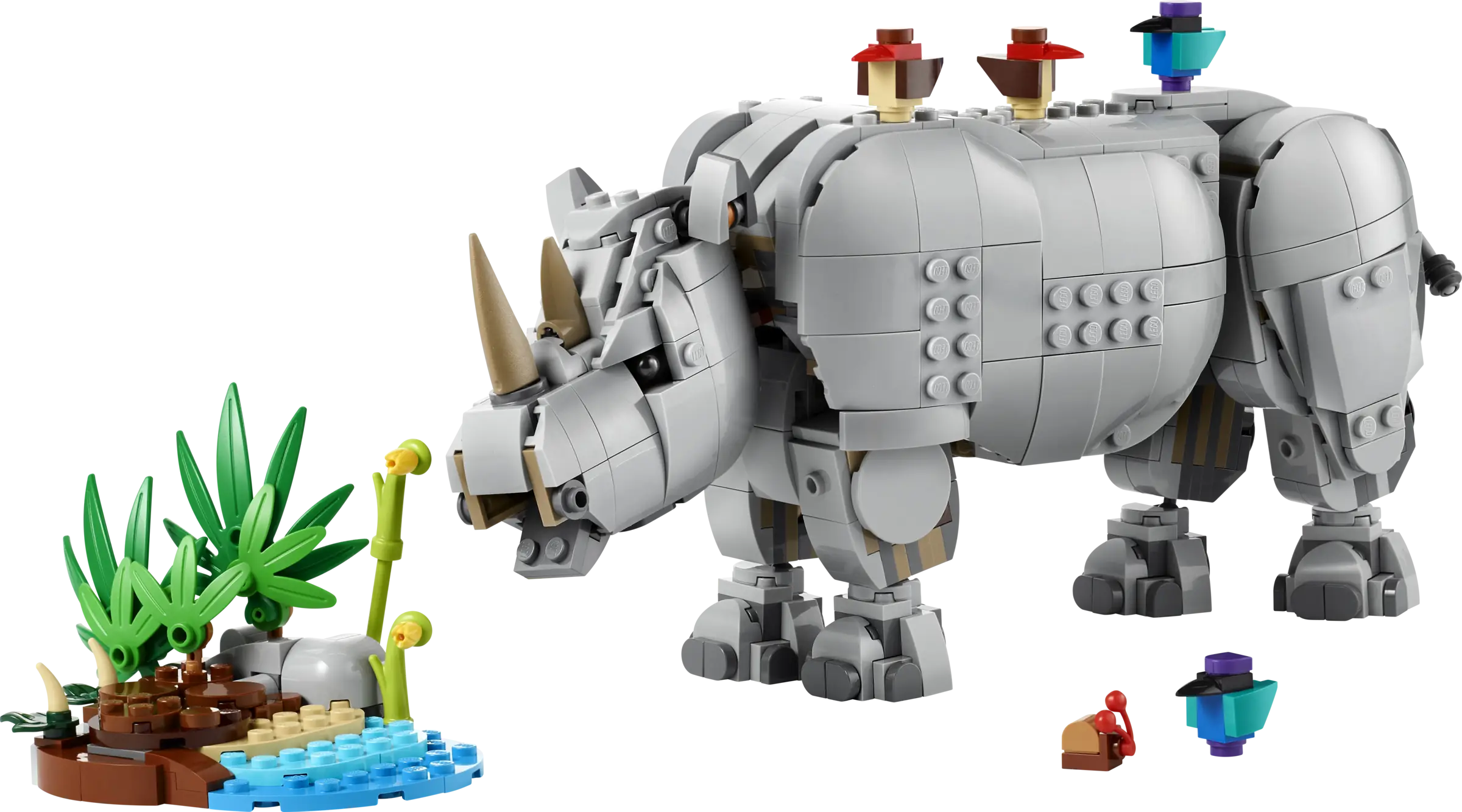 LEGO Creator Wild Animals Majestic Rhino with Birds