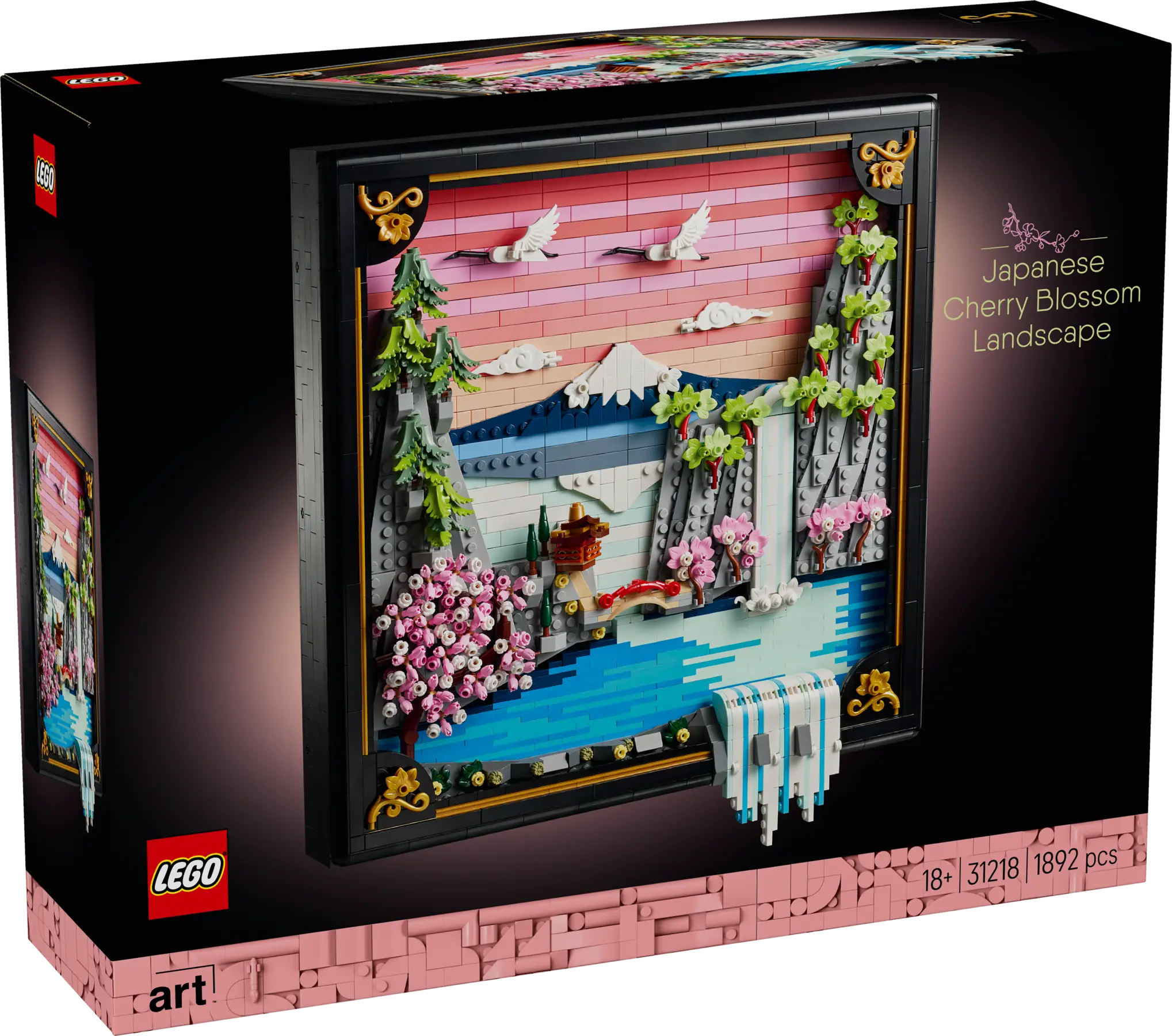 DeBarge オール・ジス・ラブ 7　美品レコ　サンプル盤 LEGO Art Japanese Cherry Blossom Landscape • Set 31218