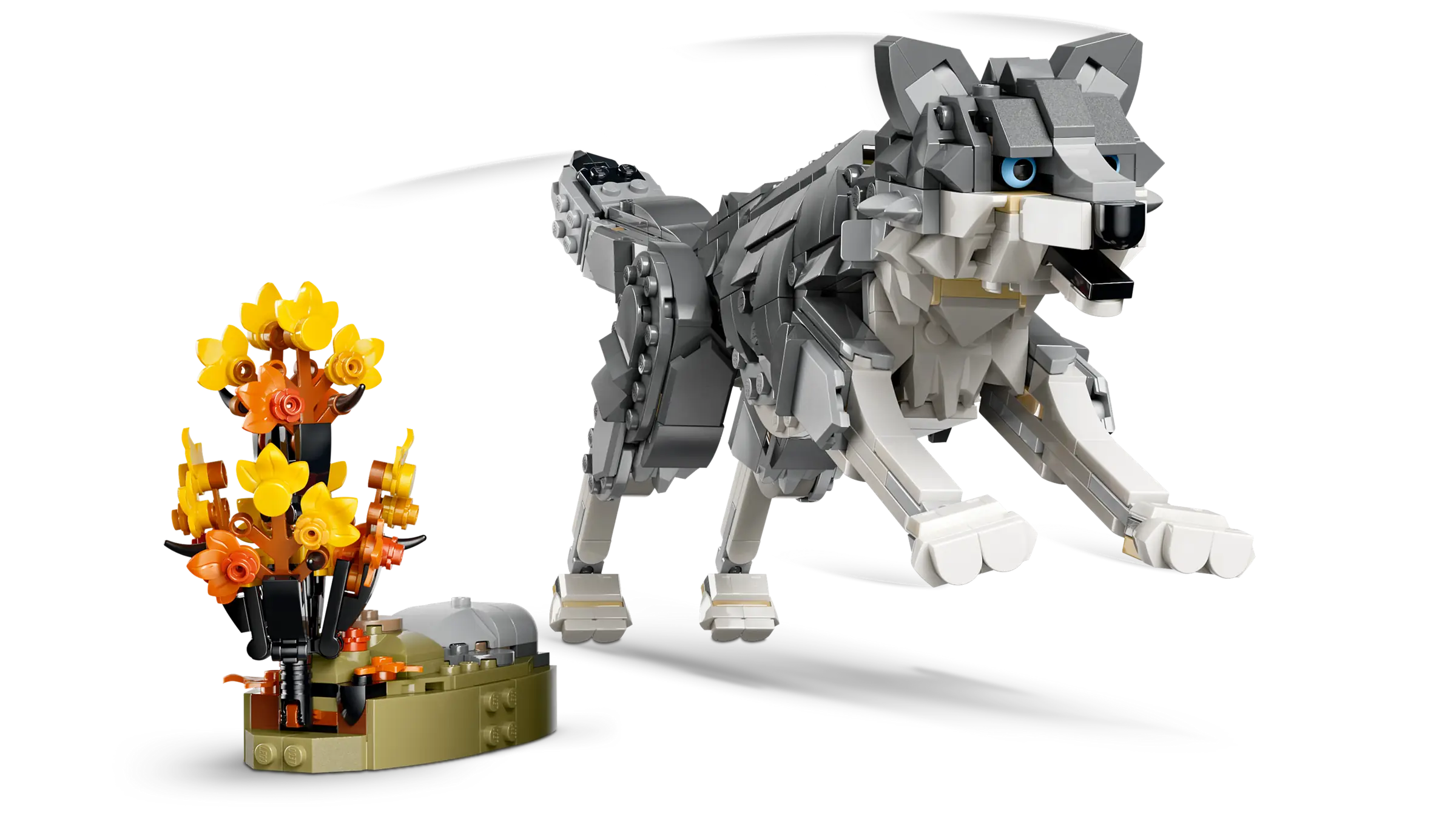 LEGO Creator Forest Animals Gray Wolf • Set 31393 • SetDB