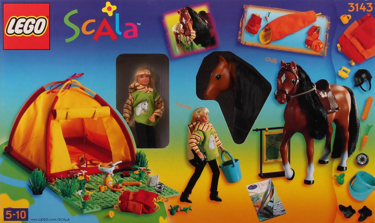 LEGO Scala Ridin' Camp Out • Set 3143 • SetDB
