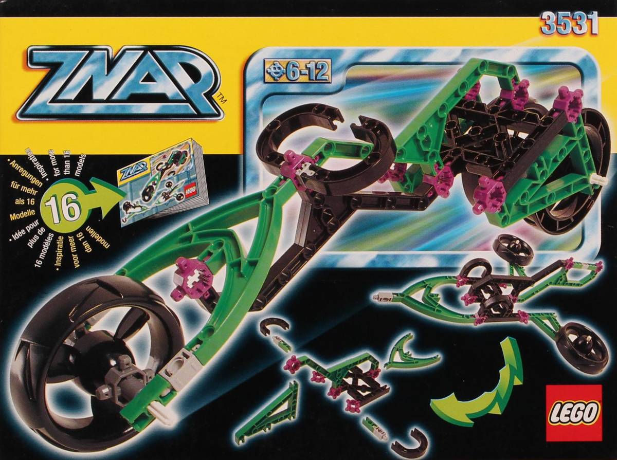 LEGO ZNAP Tri-Bike • Set 3531 • SetDB • Merlins Bricks