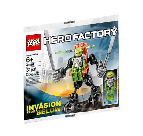 LEGO HERO Factory HF Hero Minimodel • Set 40116 • SetDB