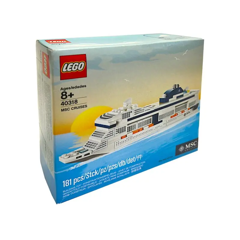 LEGO Boat MSC Cruises • Set 40318 • SetDB • Merlins Bricks