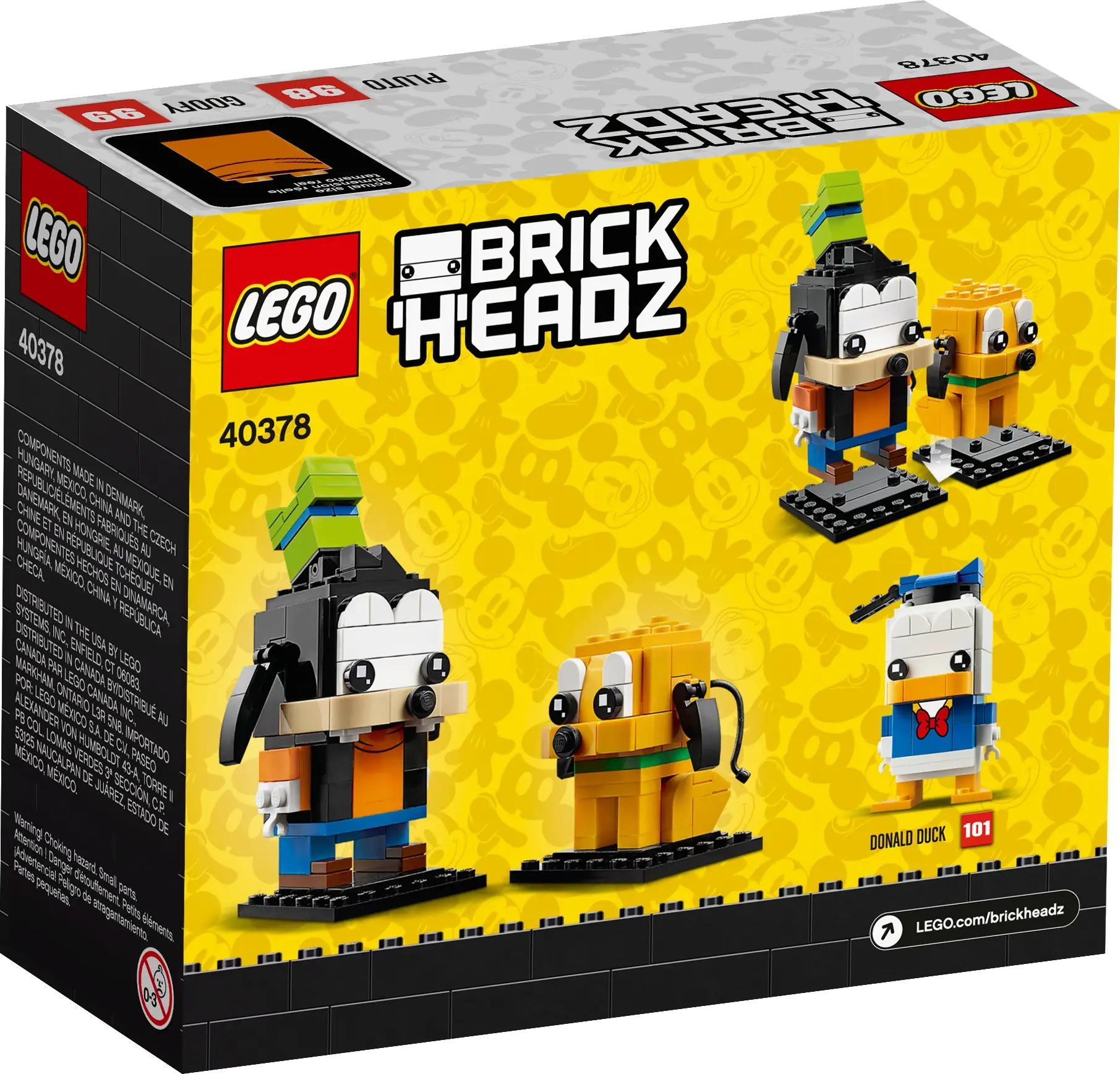 LEGO BrickHeadz Goofy & Pluto • Set 40378 • SetDB