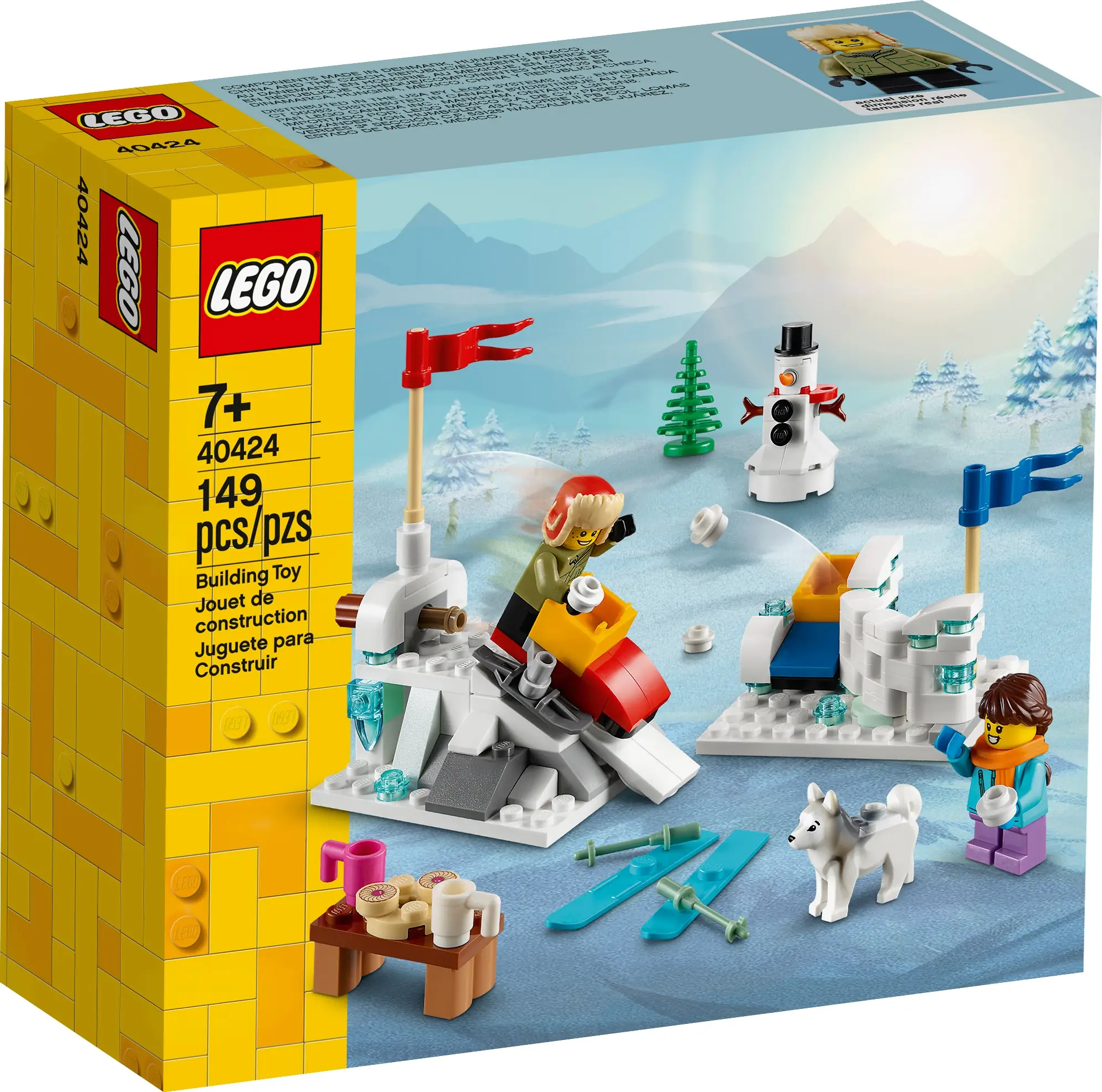 LEGO Holiday Winter Snowball Fight • Set 40424 • SetDB