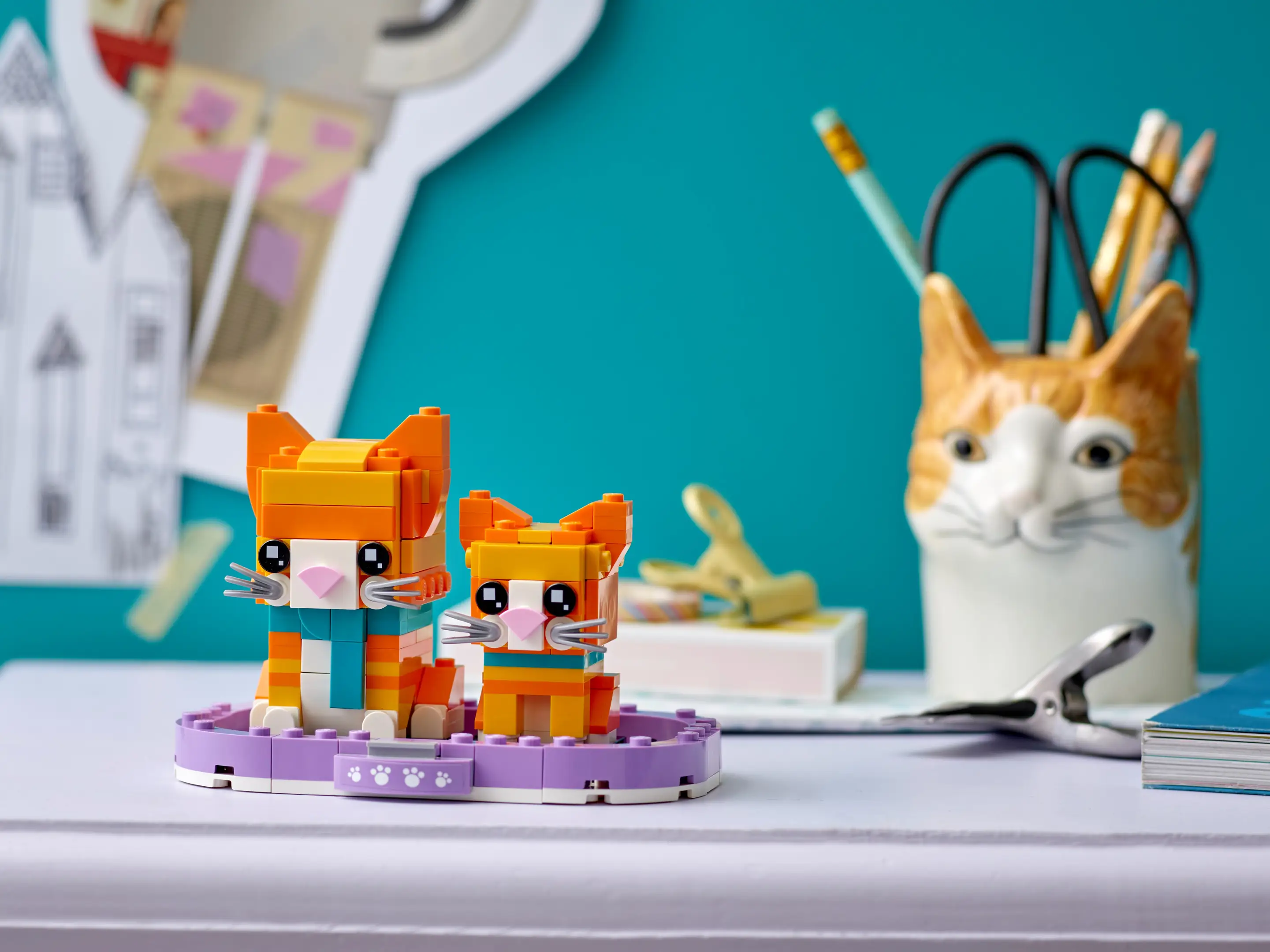 LEGO BrickHeadz Ginger Tabby • Set 40480 • SetDB